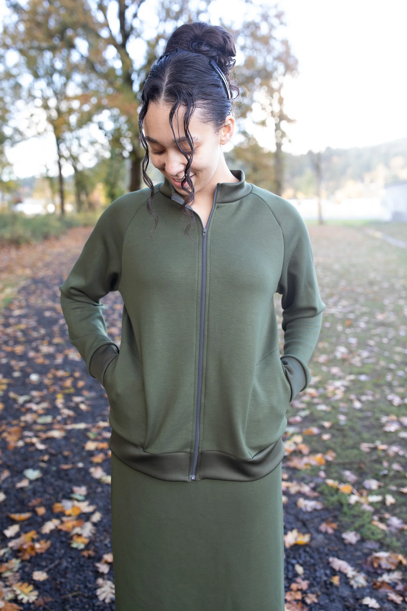 Activewear Zip Up Top