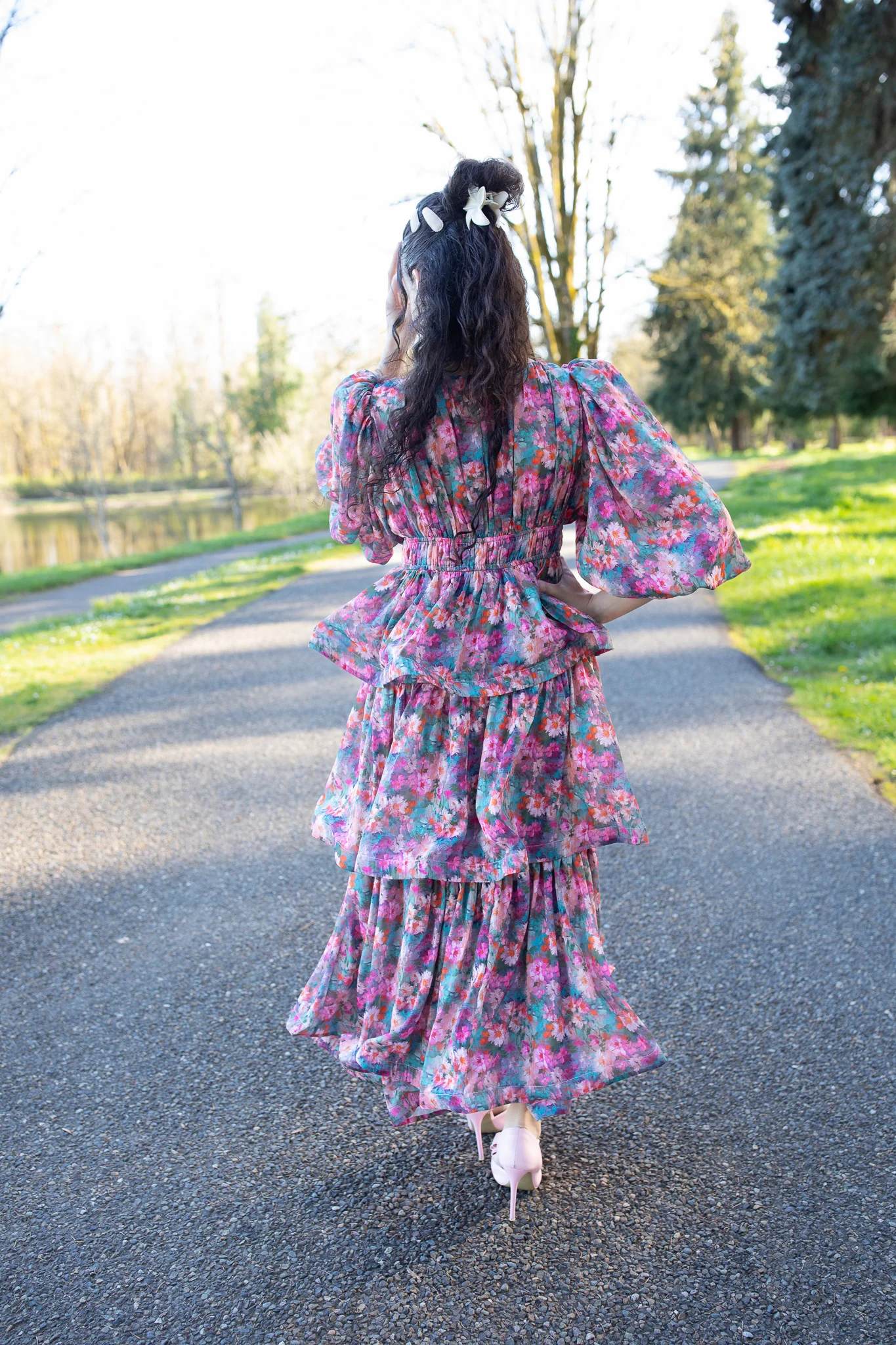 Alexandra Dress - Spring Floral - Image 2