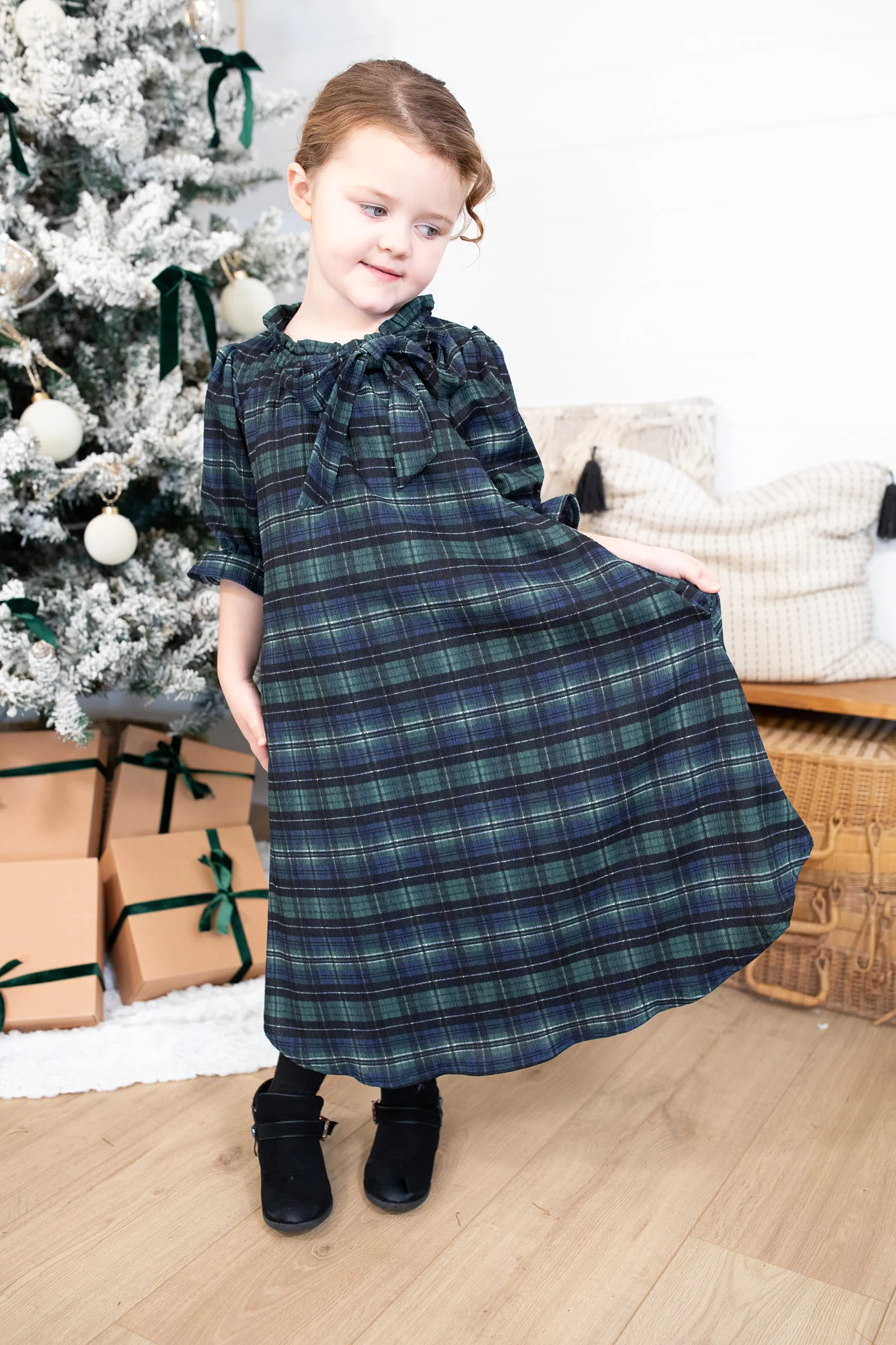 Amber Dress Lauren Plaid - Girl's - Image 2