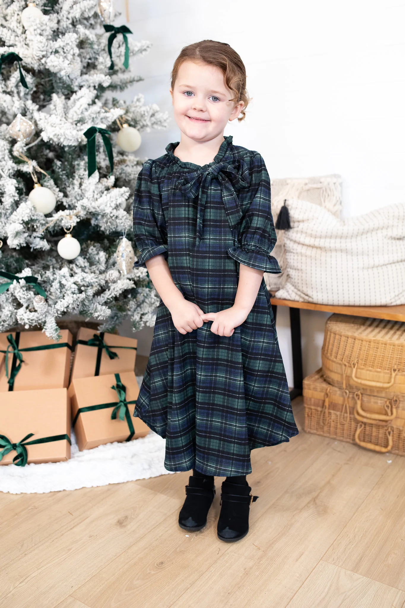 Amber Dress Lauren Plaid - Girl's - Image 3