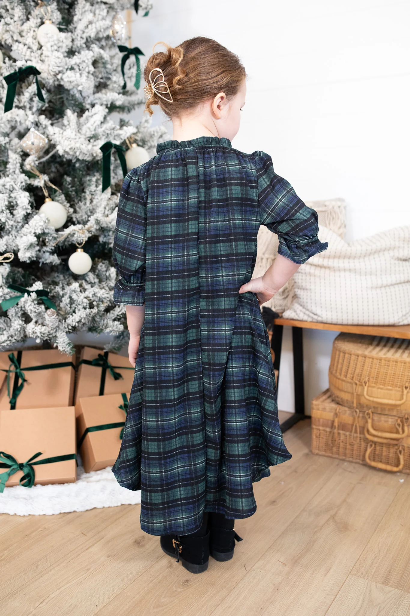 Amber Dress Lauren Plaid - Girl's - Image 4