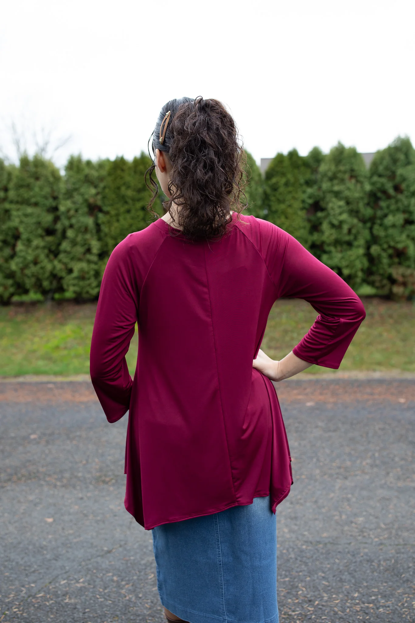 Basic Sharkbite Hem Top - Image 4