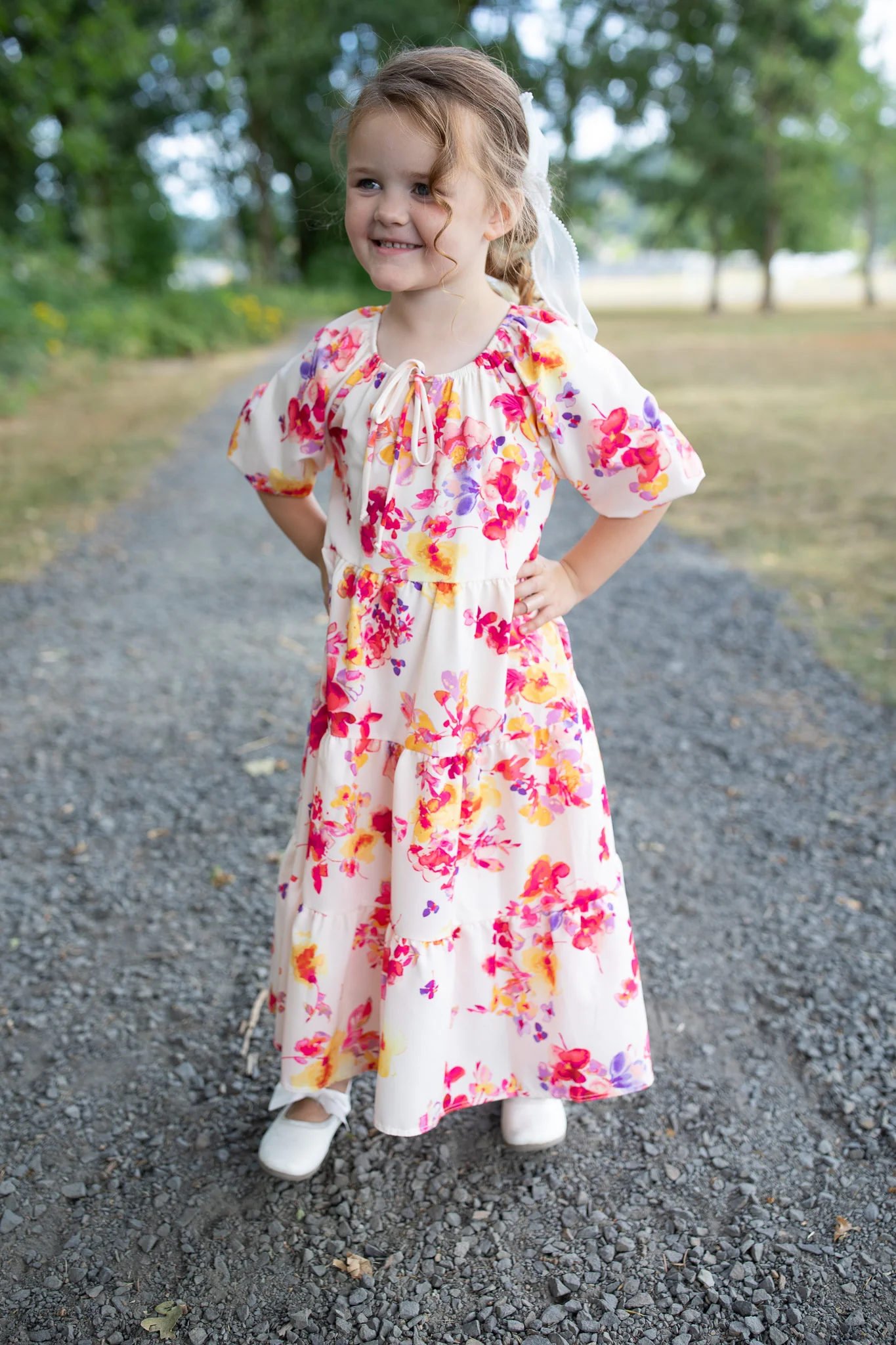 Sunset Bloom Dress - Girl's - Image 3