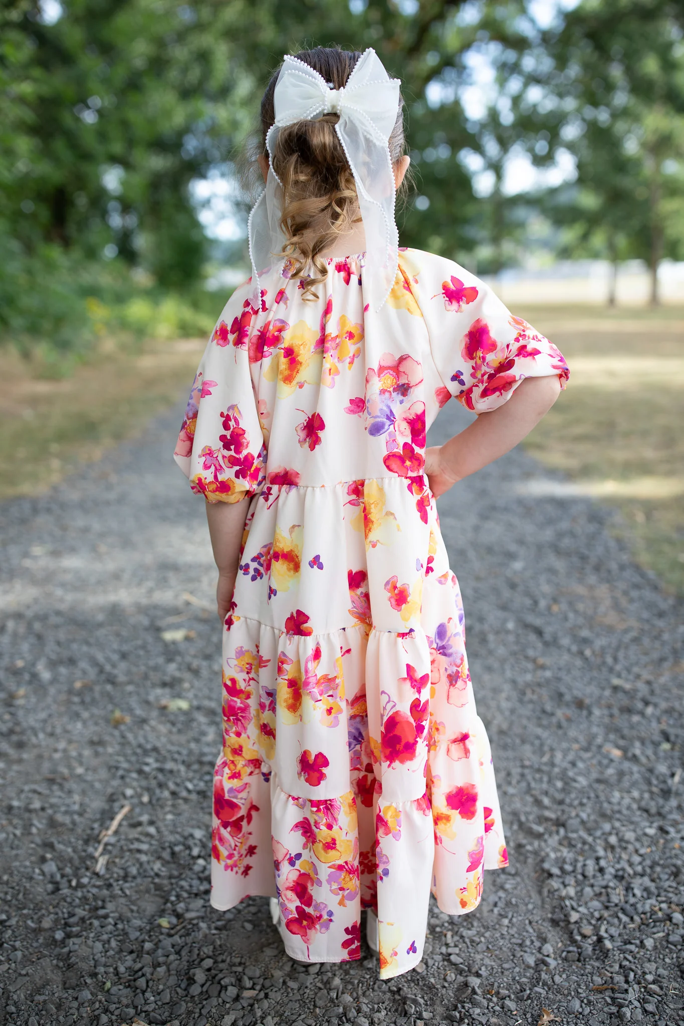 Sunset Bloom Dress - Girl's - Image 4