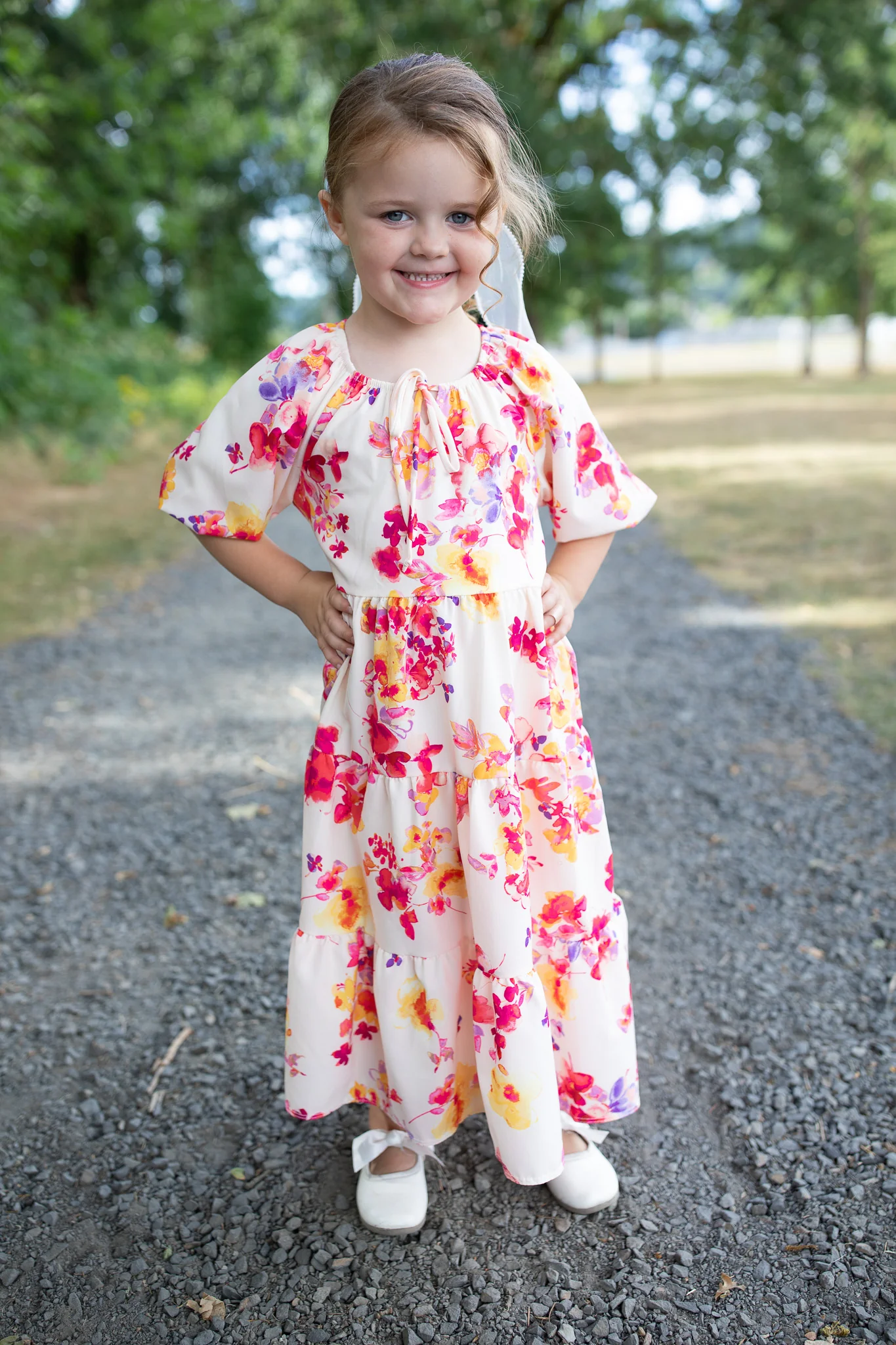 Sunset Bloom Dress - Girl's - Image 5