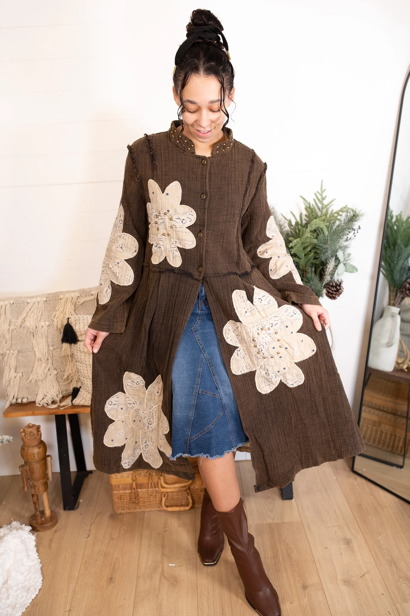 Boho Floral Jacket - Image 3