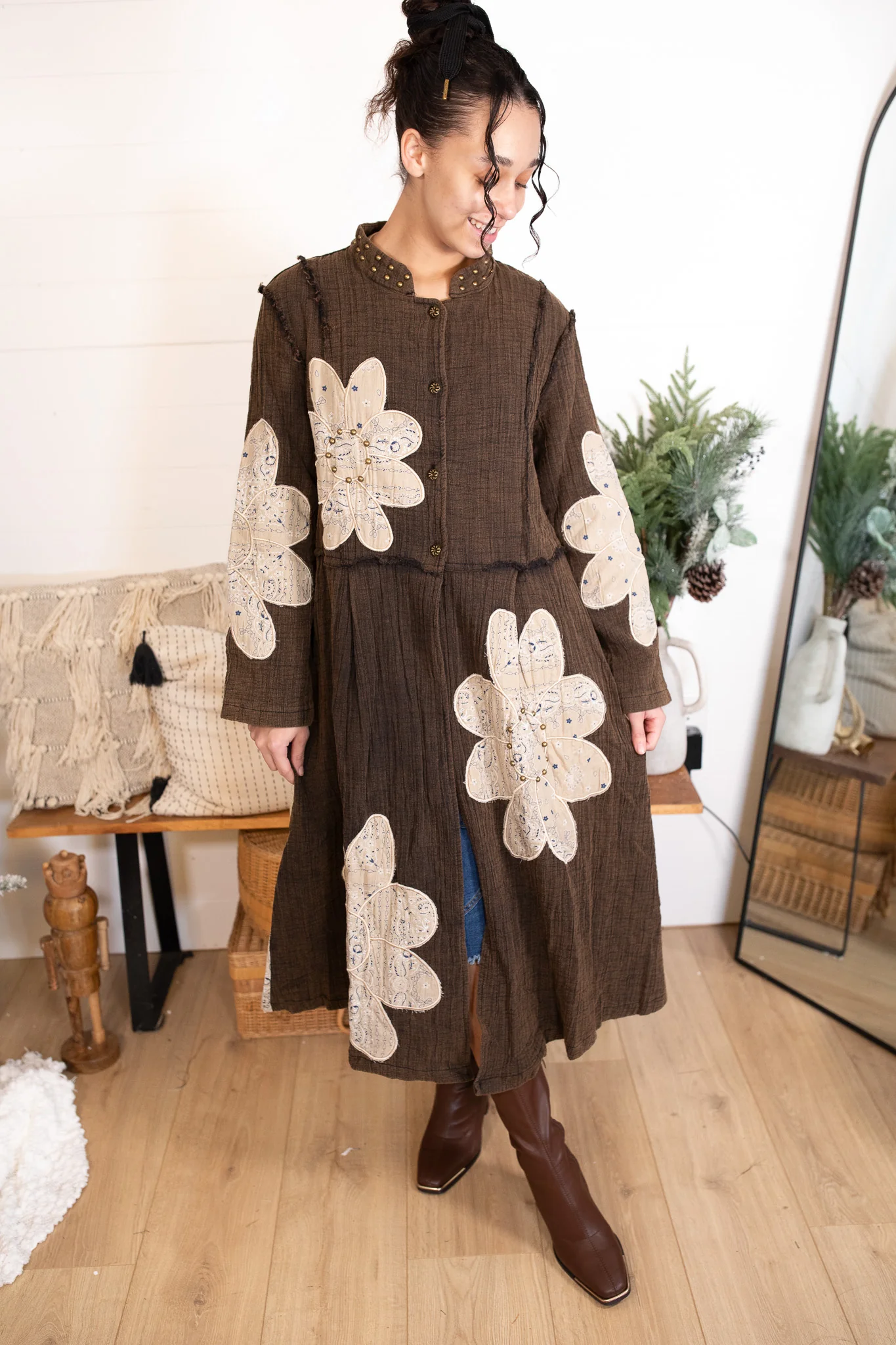 Boho Floral Jacket - Image 4