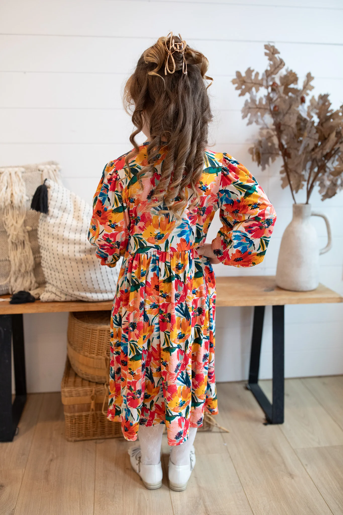 Autumn Bloom Dress - Girl's - Image 3
