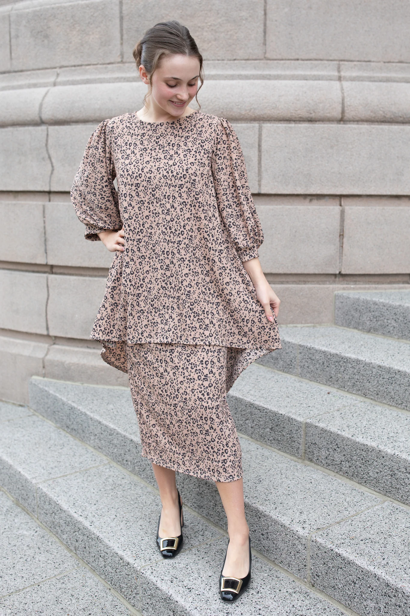 Brooklynn Skirt - Leopard - Image 2