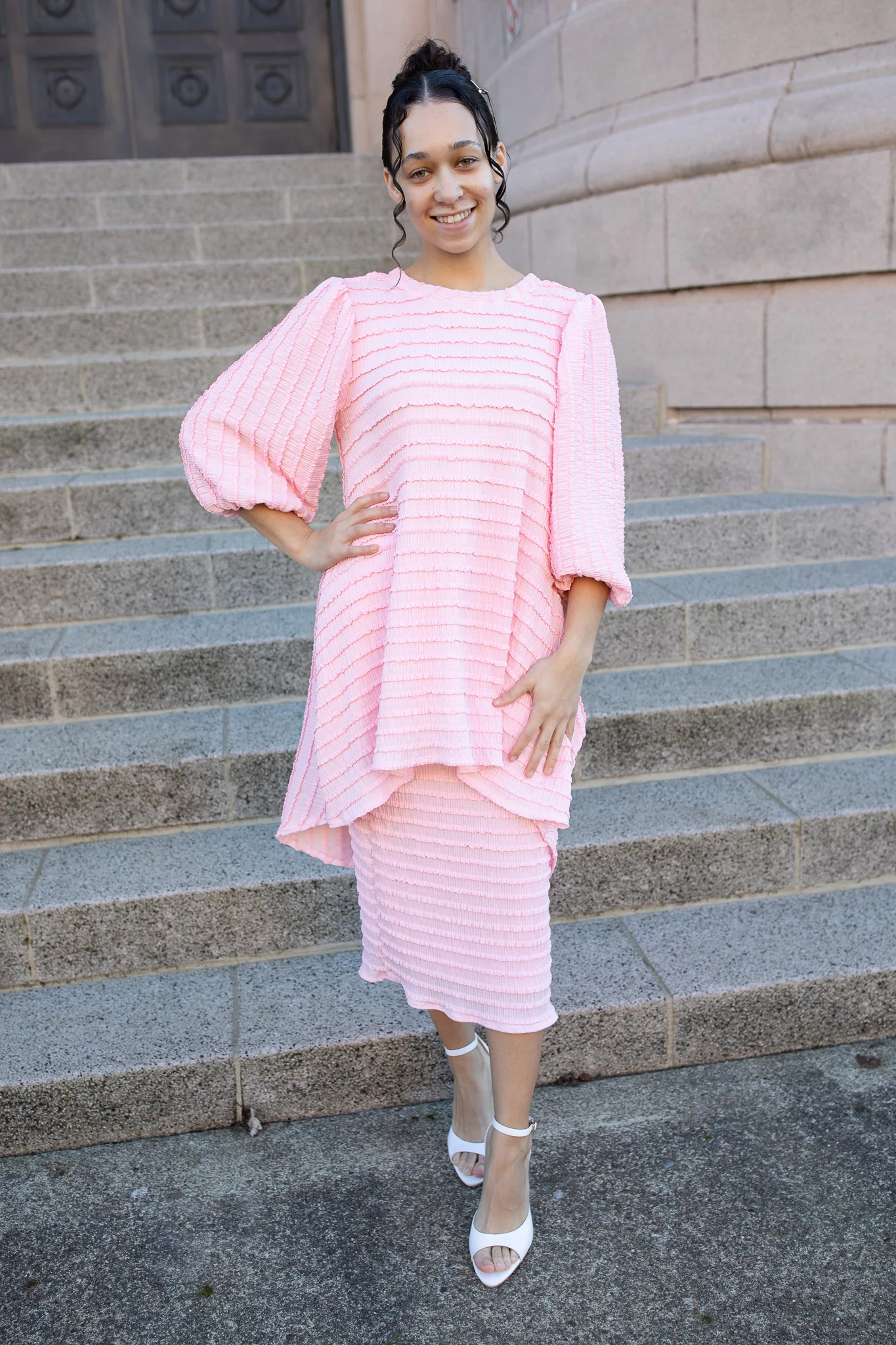 Brooklynn Skirt - Pink Ruffles - Image 3