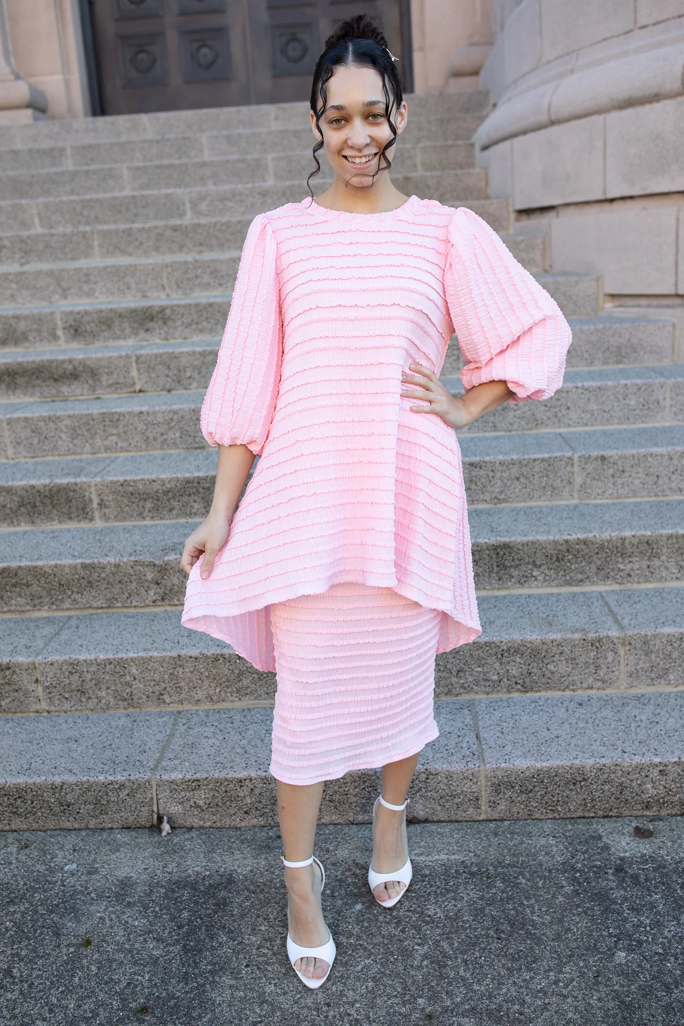 Brooklynn Skirt - Pink Ruffles - Image 4