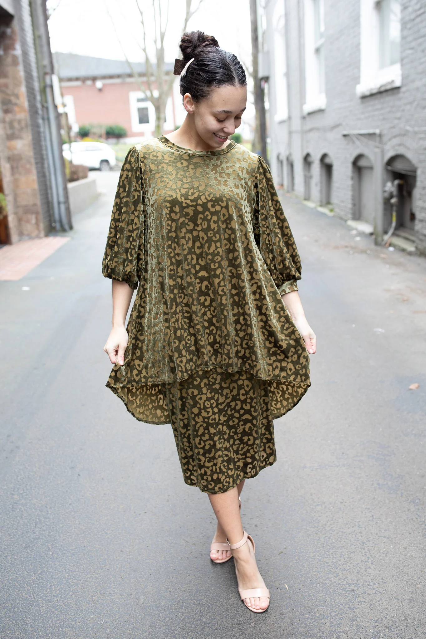 Brooklynn Top - Velvet Leopard