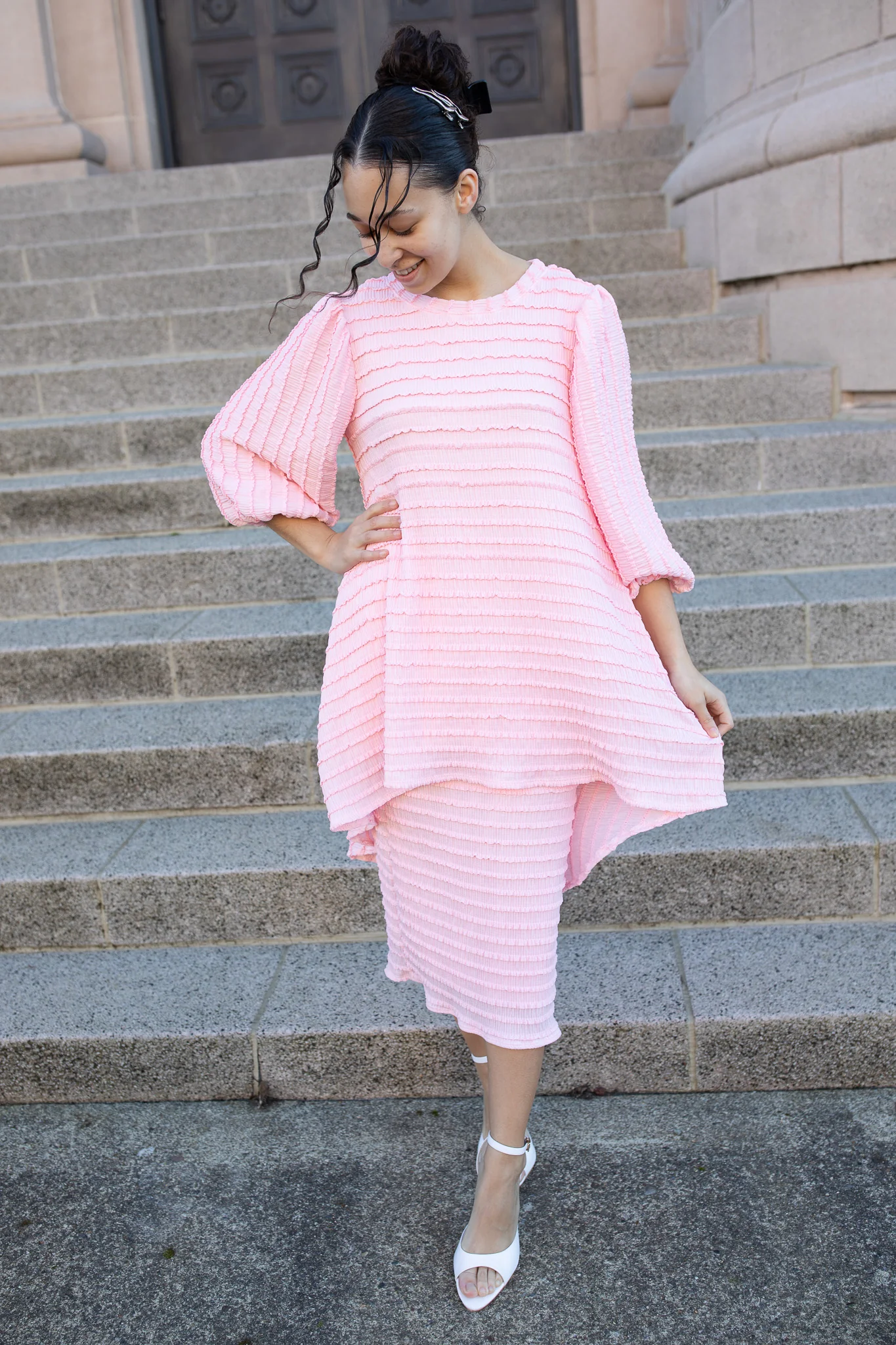 Brooklynn Top - Pink Ruffles - Image 4