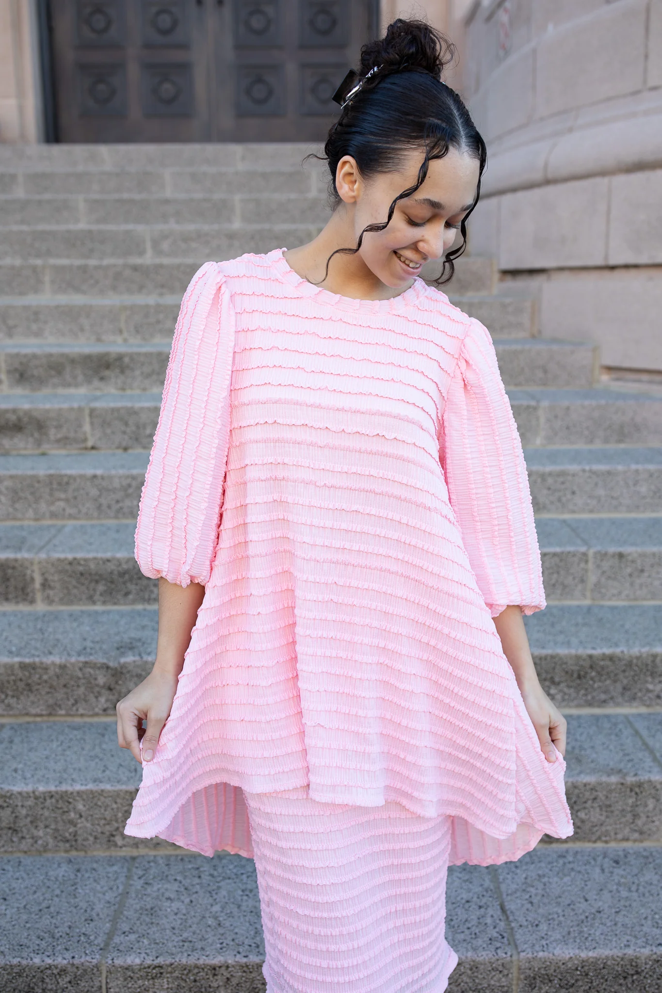 Brooklynn Top - Pink Ruffles - Image 6