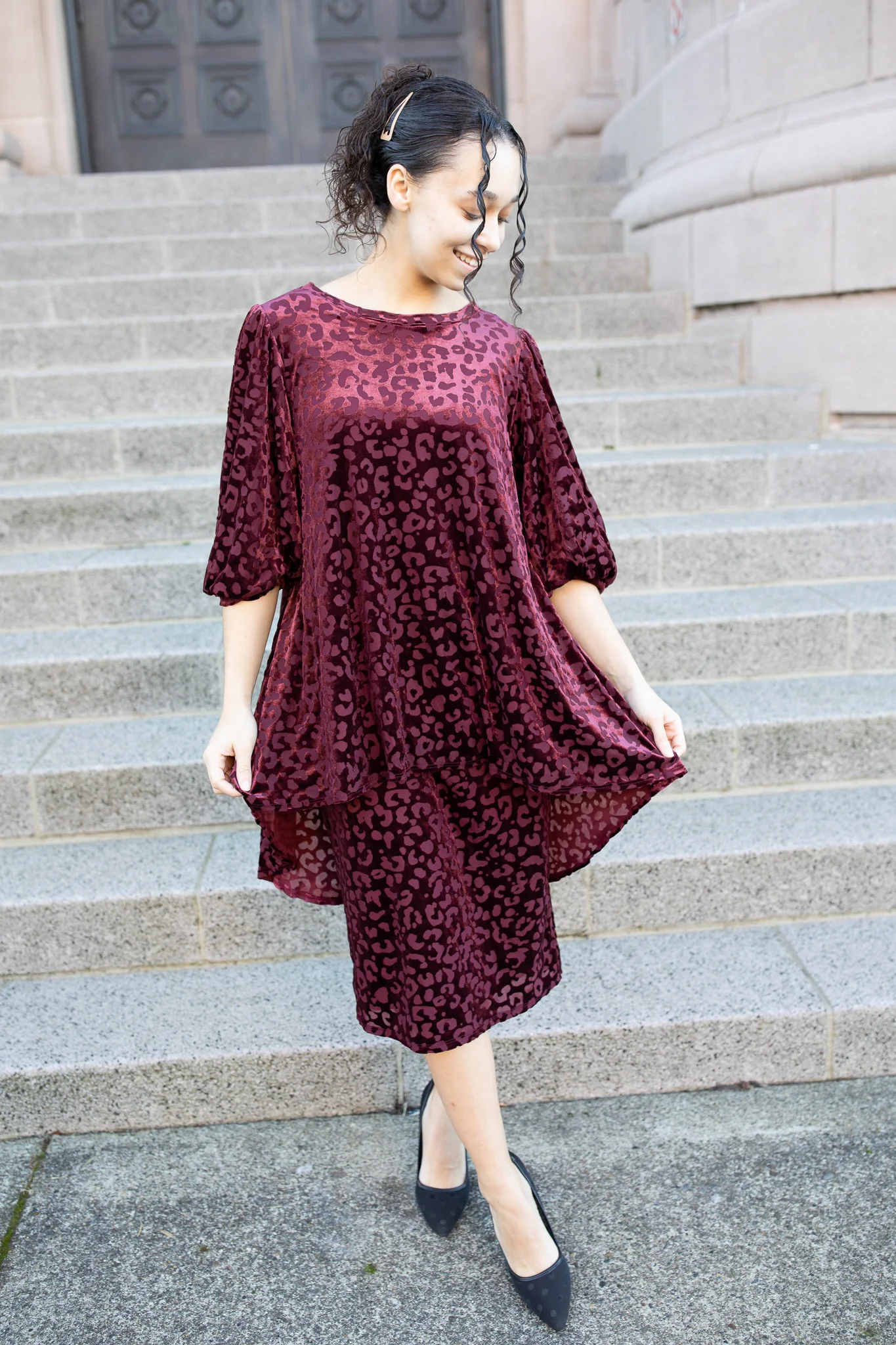 Brooklynn Top - Velvet Leopard - Image 2
