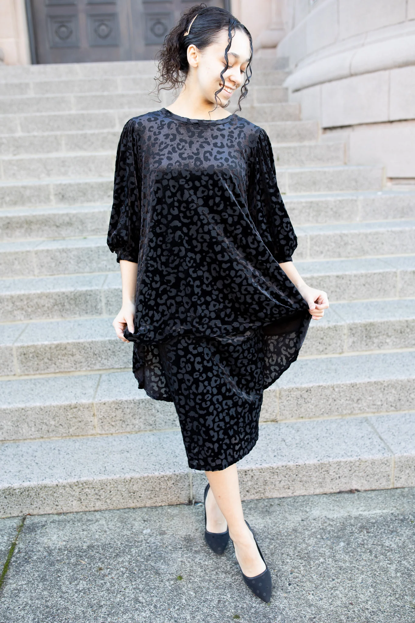Brooklynn Top - Velvet Leopard - Image 5