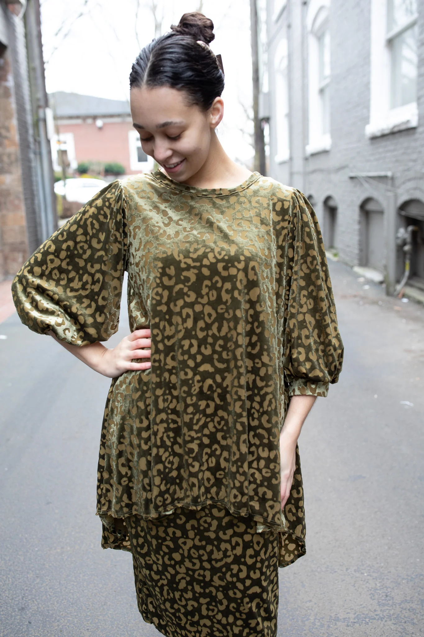 Brooklynn Top - Velvet Leopard - Image 6
