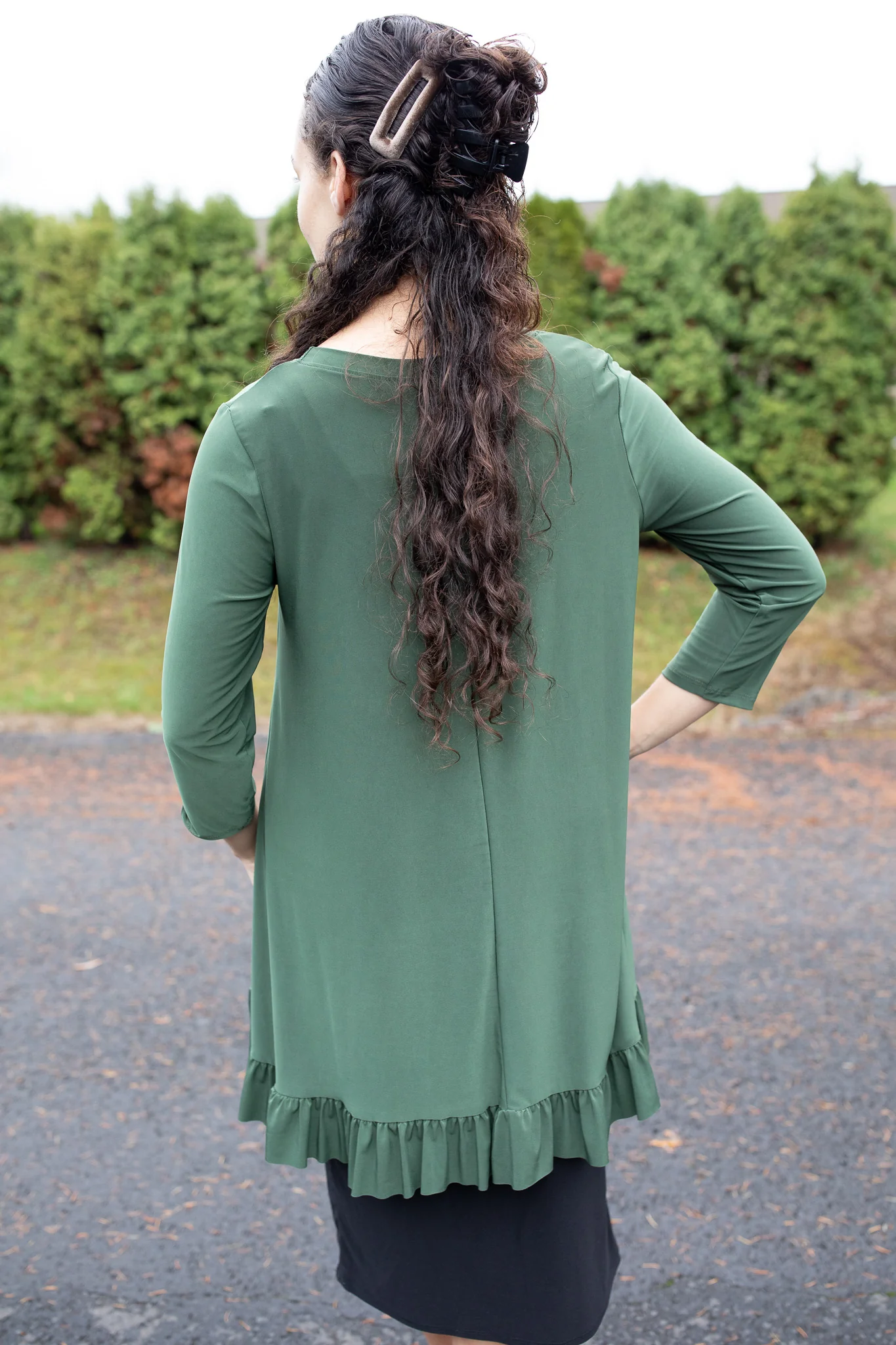 Celeste Ruffle High Low Top - Image 5