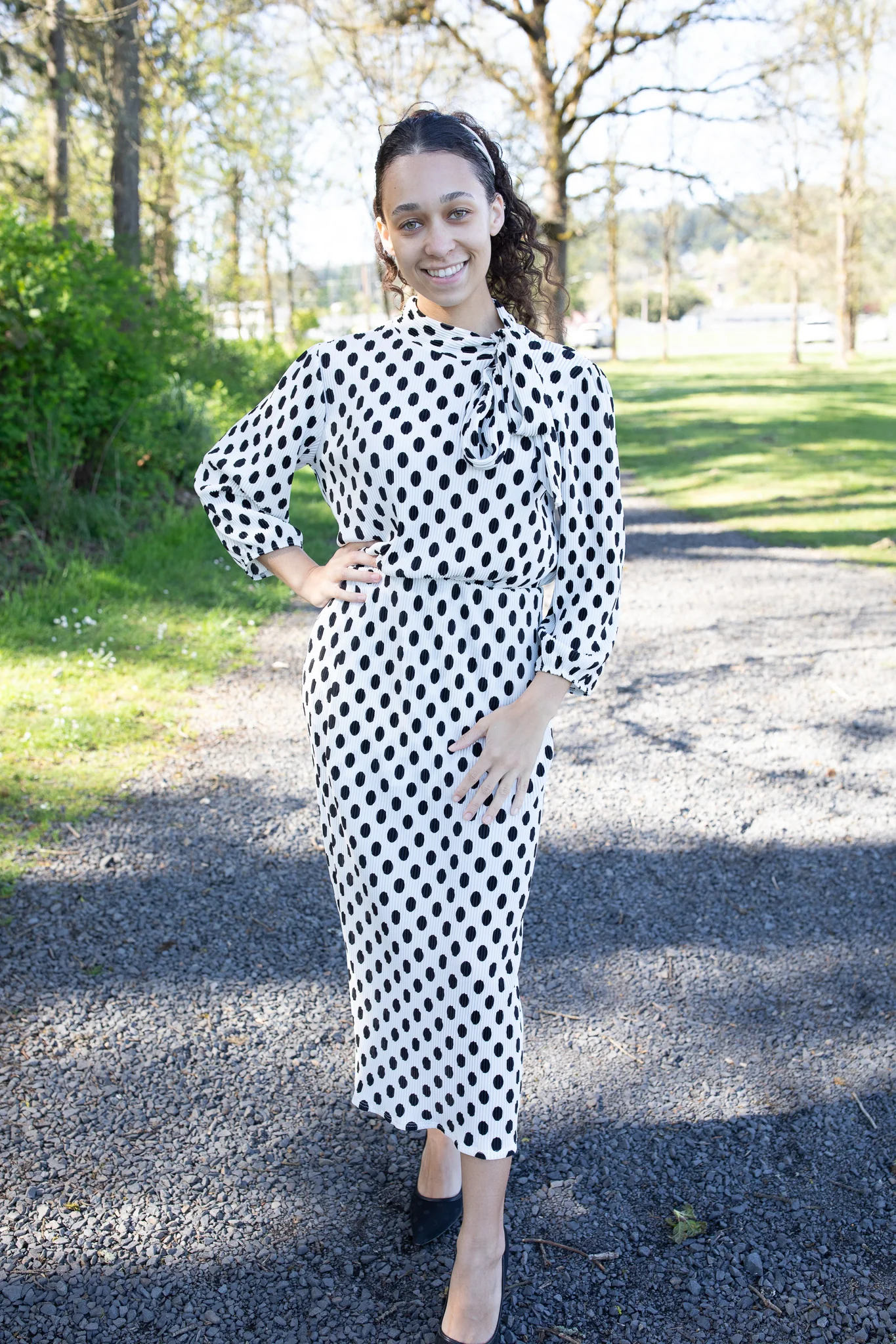 Chic In Polka Dot - Skirt - Image 4