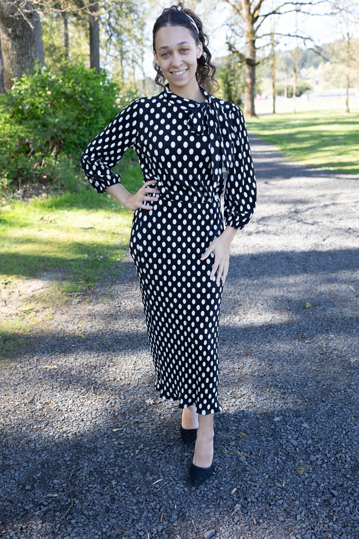 Chic In Polka Dots - Top
