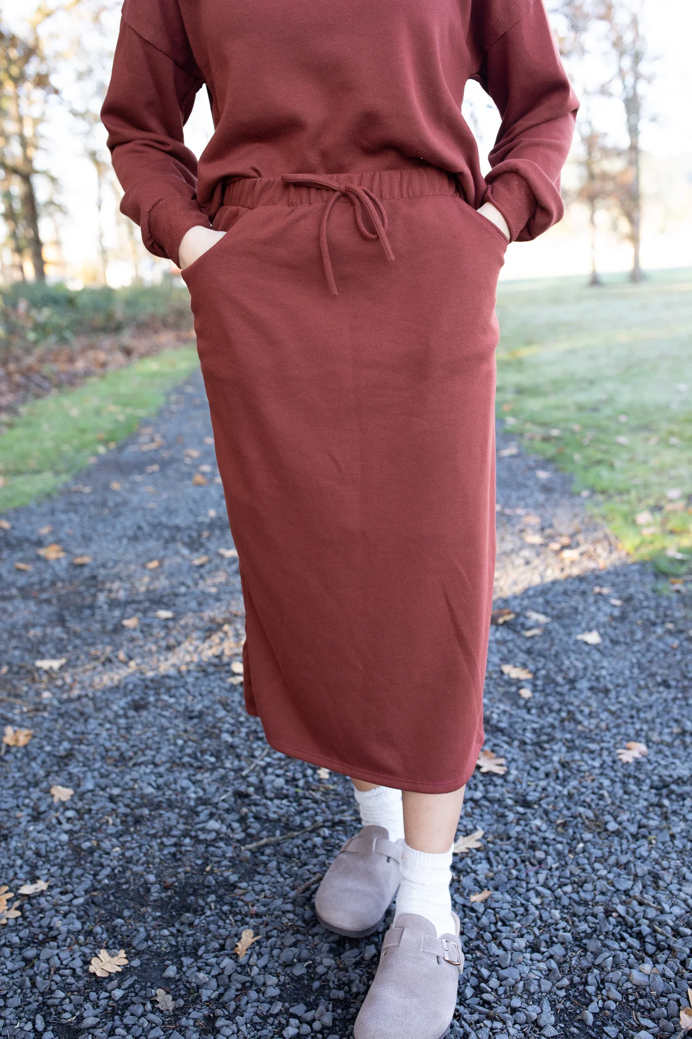 Comfy Moments - French Terry Skirt - NEW Colors