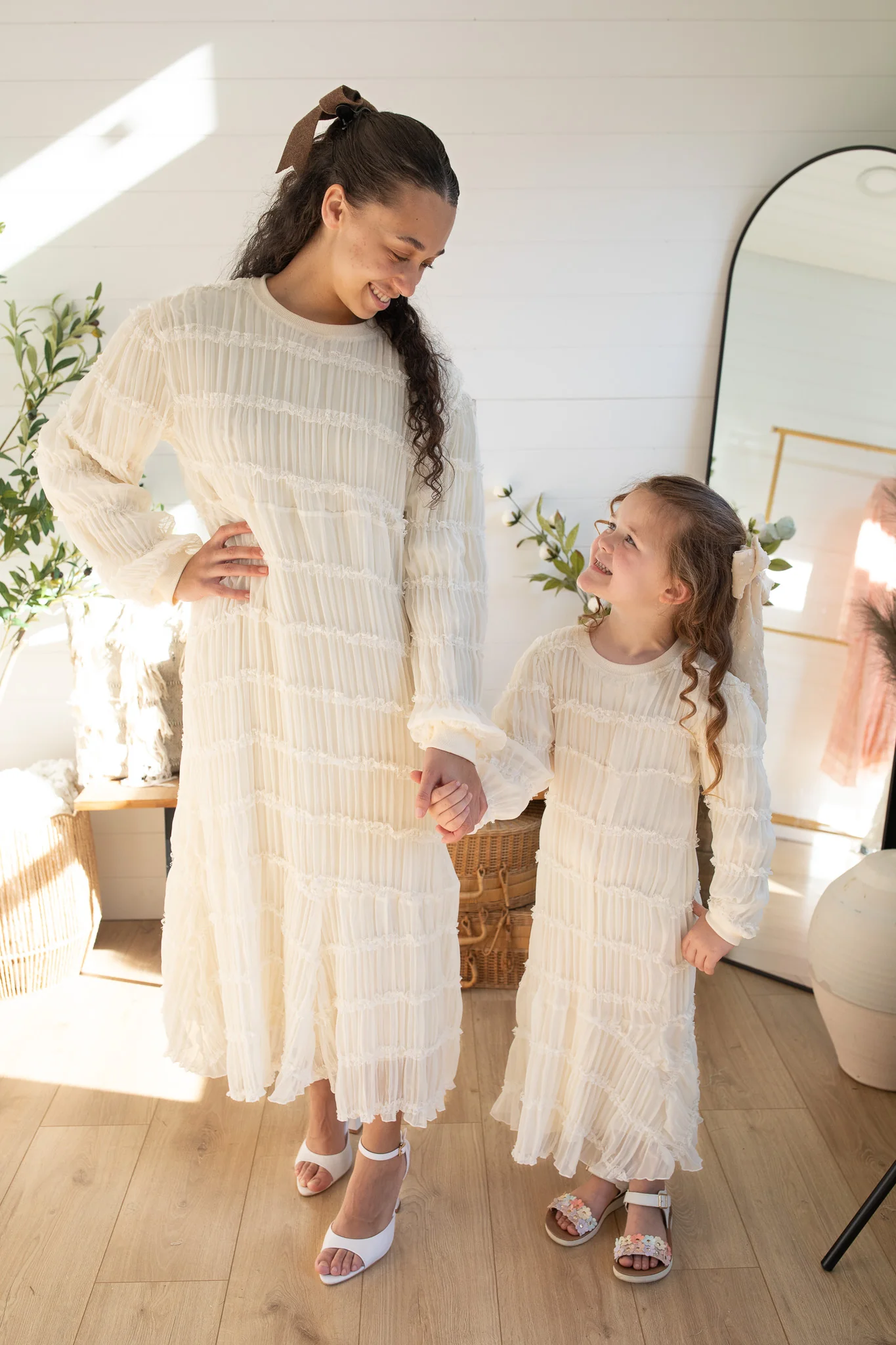 Cream Couture Dress - Girl's
