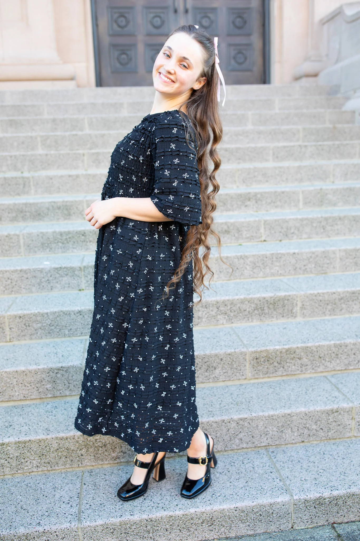 Darling Bows Lace Dress - Image 6