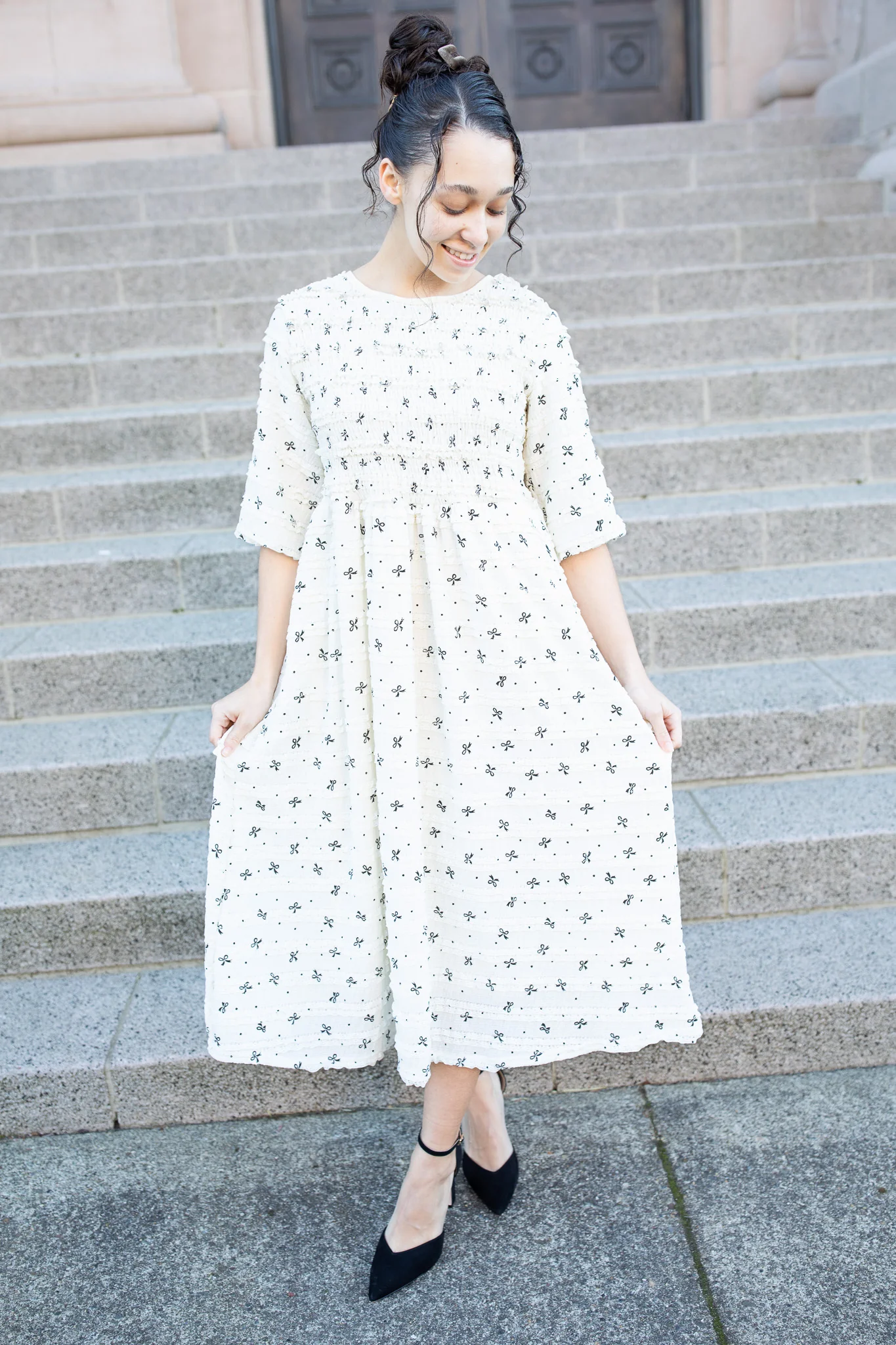 Darling Bows Lace Dress - Image 8