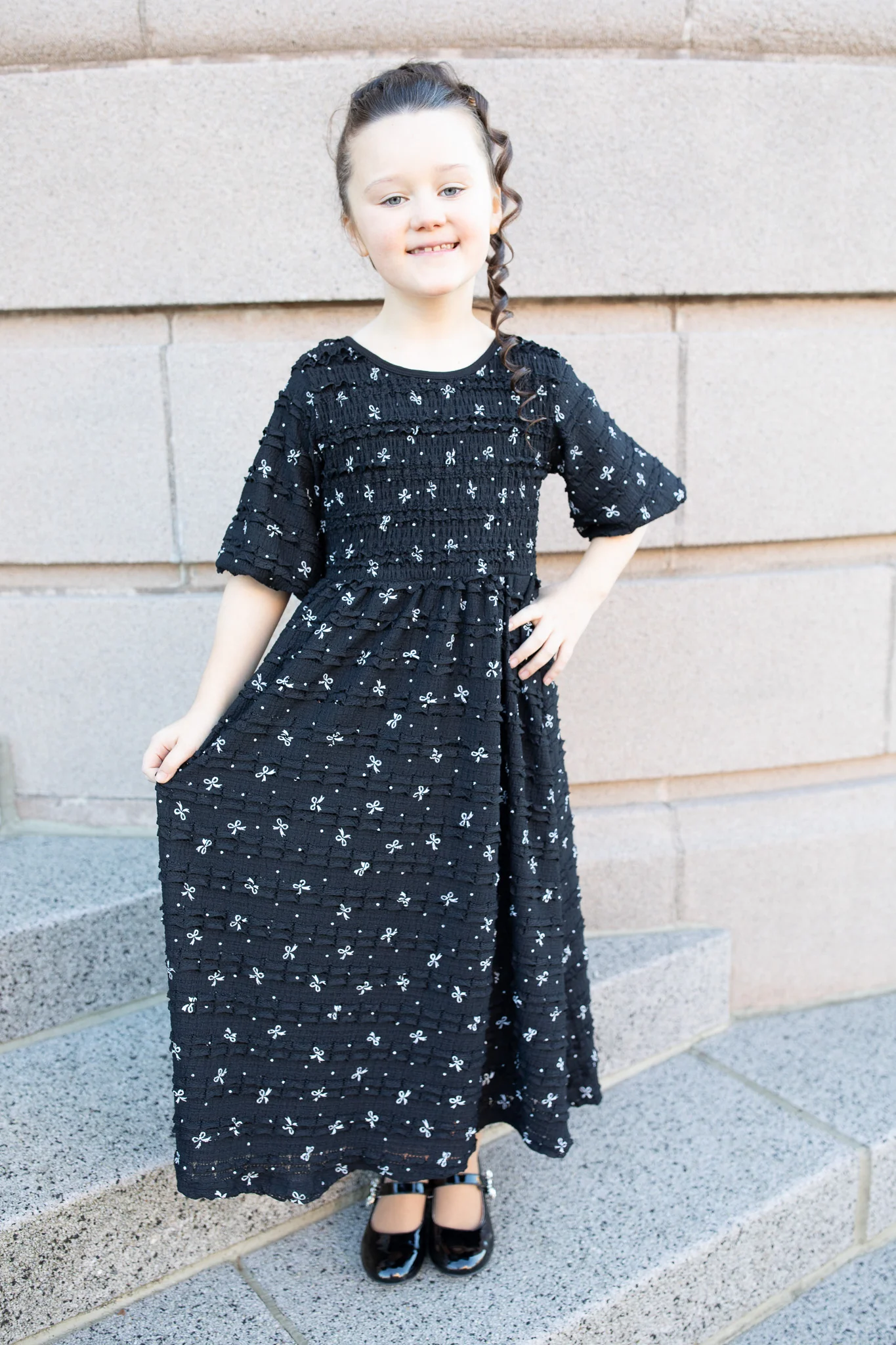 Darling Bows Lace Dress - Girls - Image 2