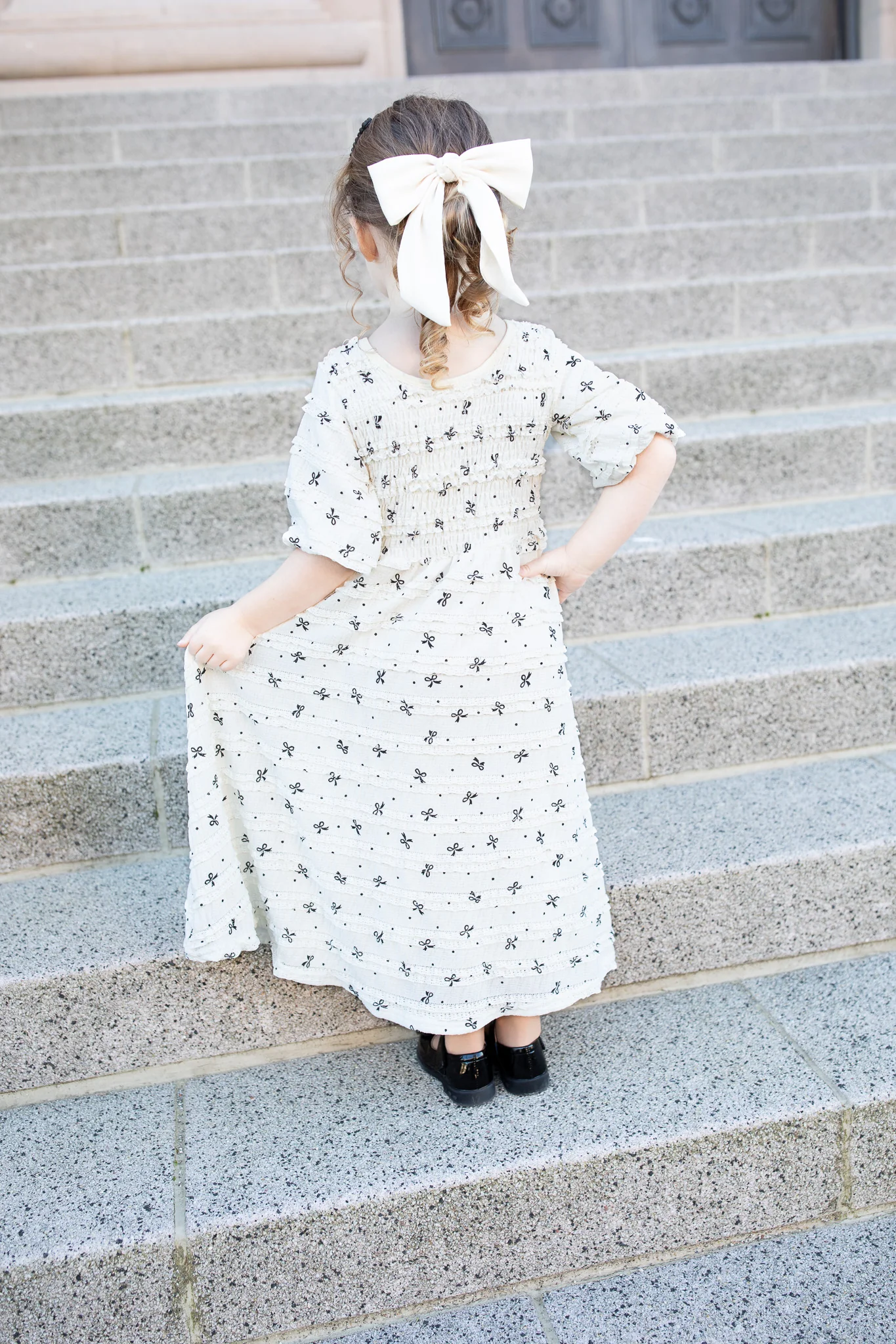 Darling Bows Lace Dress - Girls - Image 3