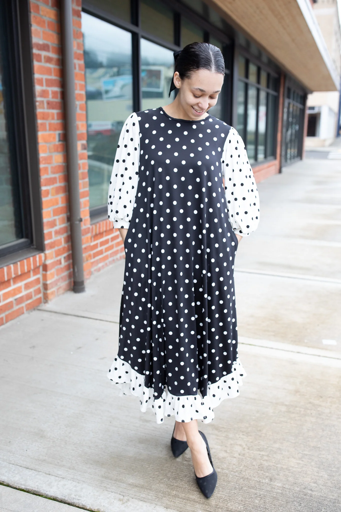 Dotty Darling Dress - Image 2