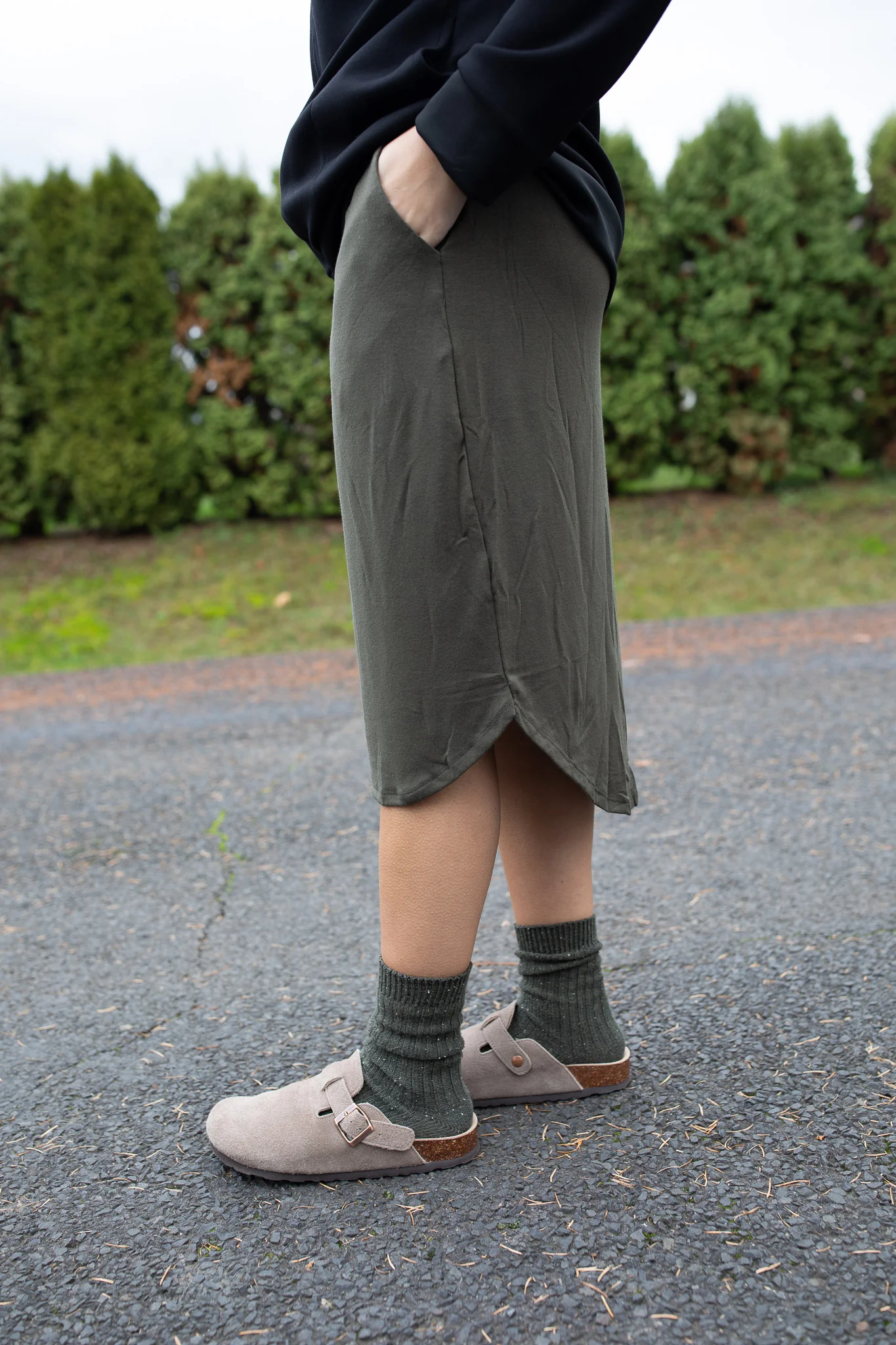 Drawstring Lounge Skirt - Image 3