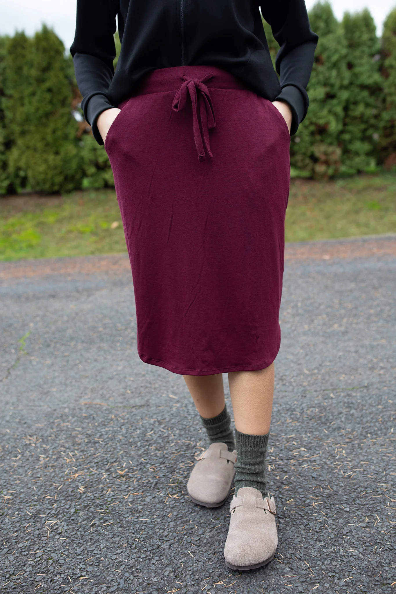 Drawstring Lounge Skirt - Image 5