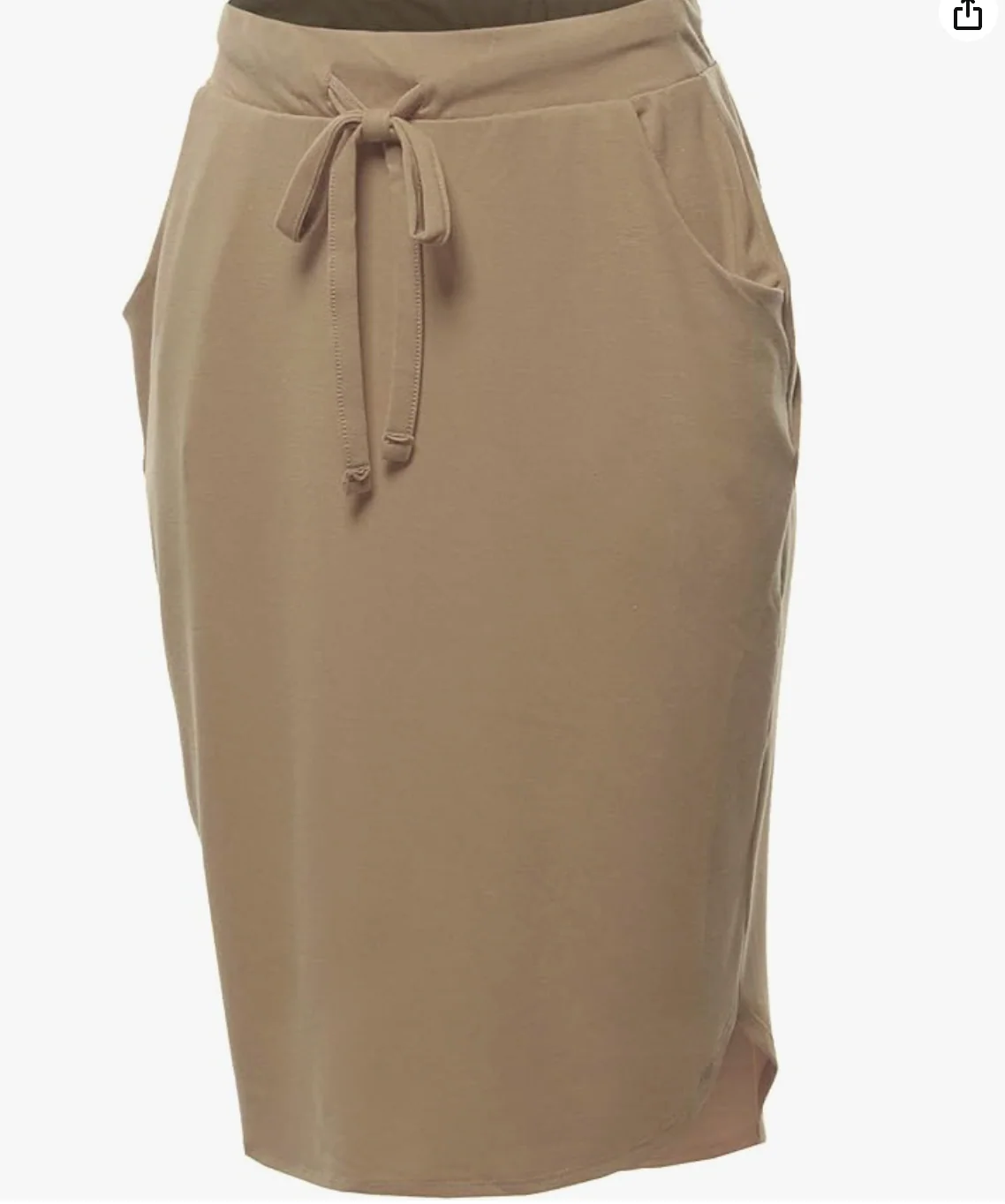Drawstring Lounge Skirt - Image 7