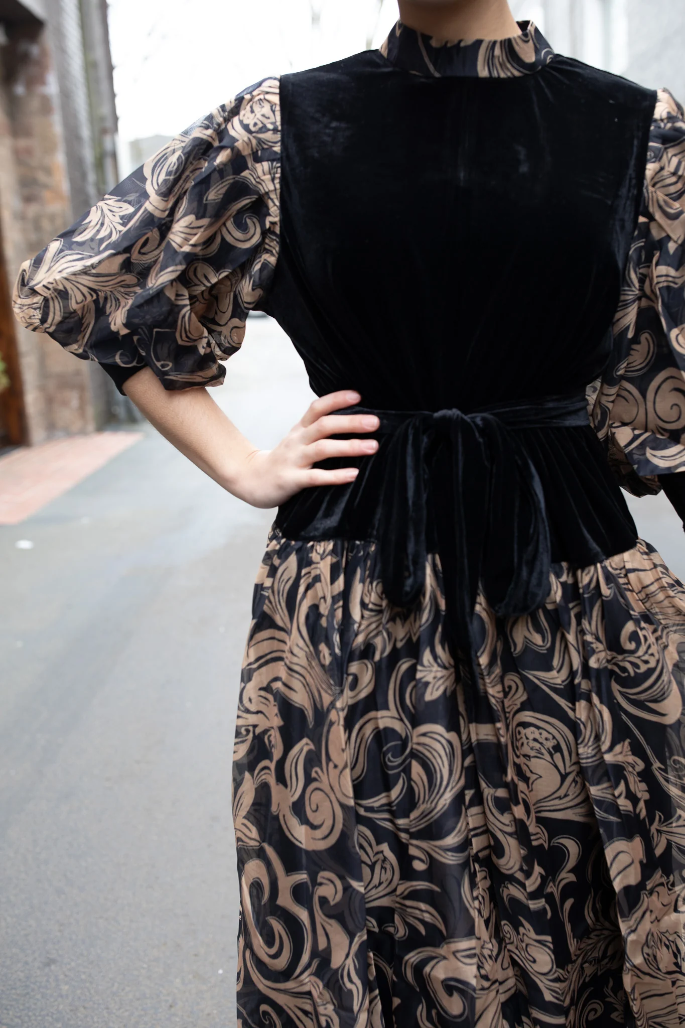 Eloise Velvet Dress - Image 3