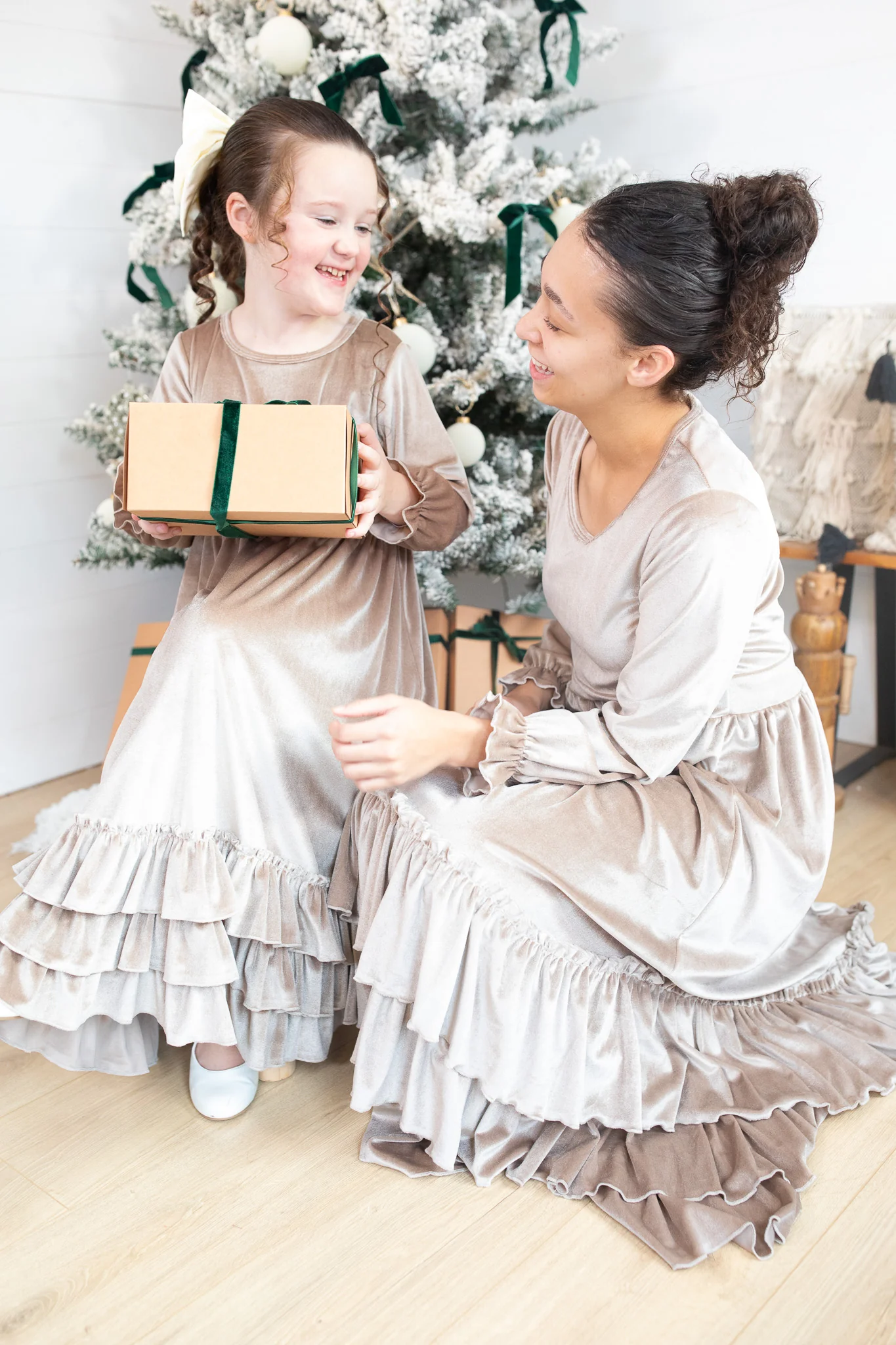 Enchanted Wishes Velvet Dress - Girl's