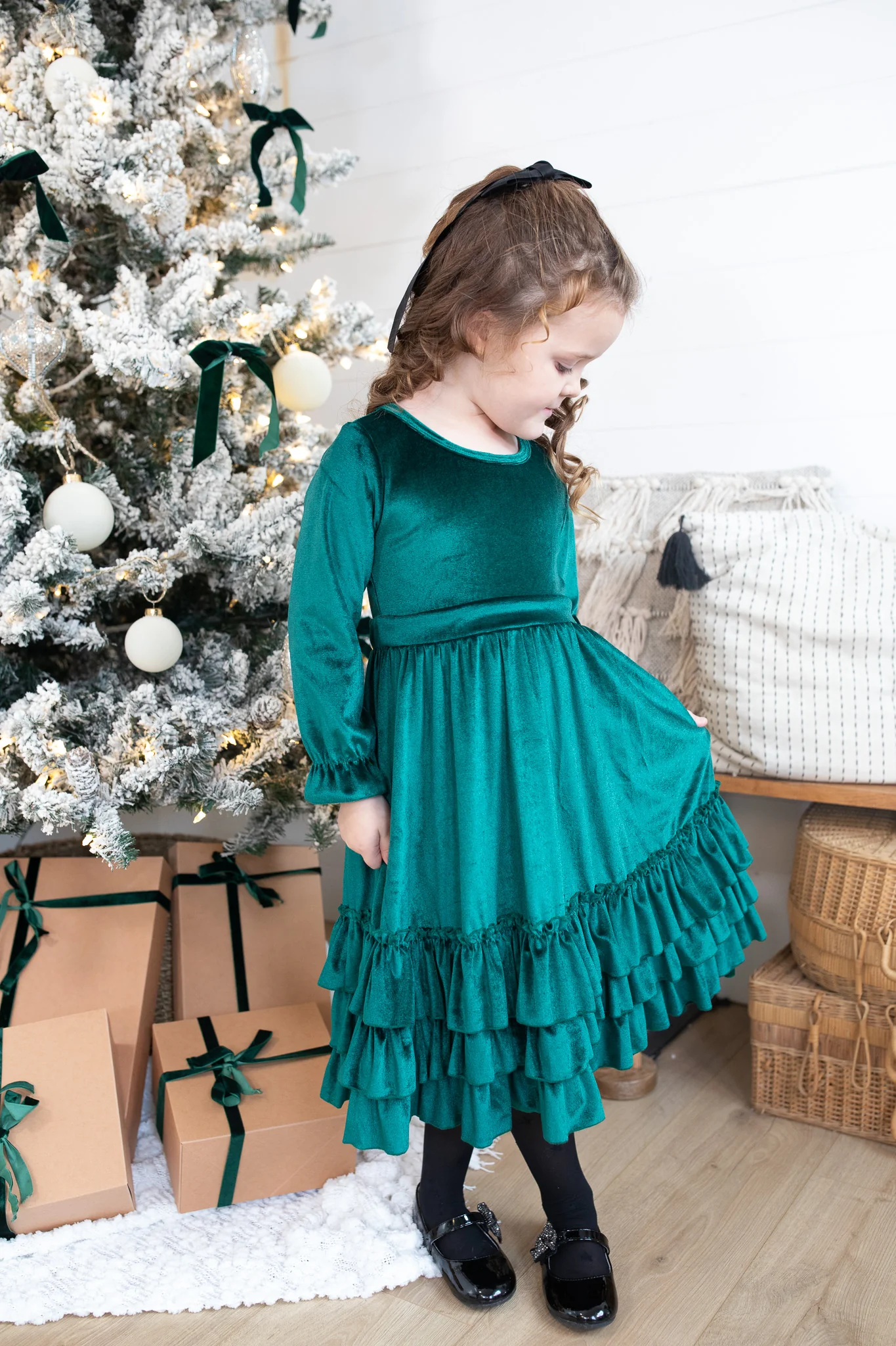 Enchanted Wishes Velvet Dress - Girl's - Image 2