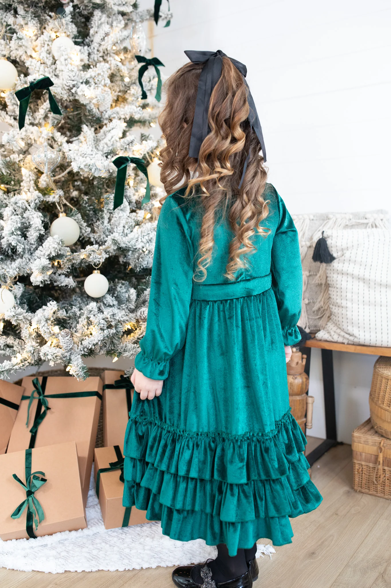 Enchanted Wishes Velvet Dress - Girl's - Image 5