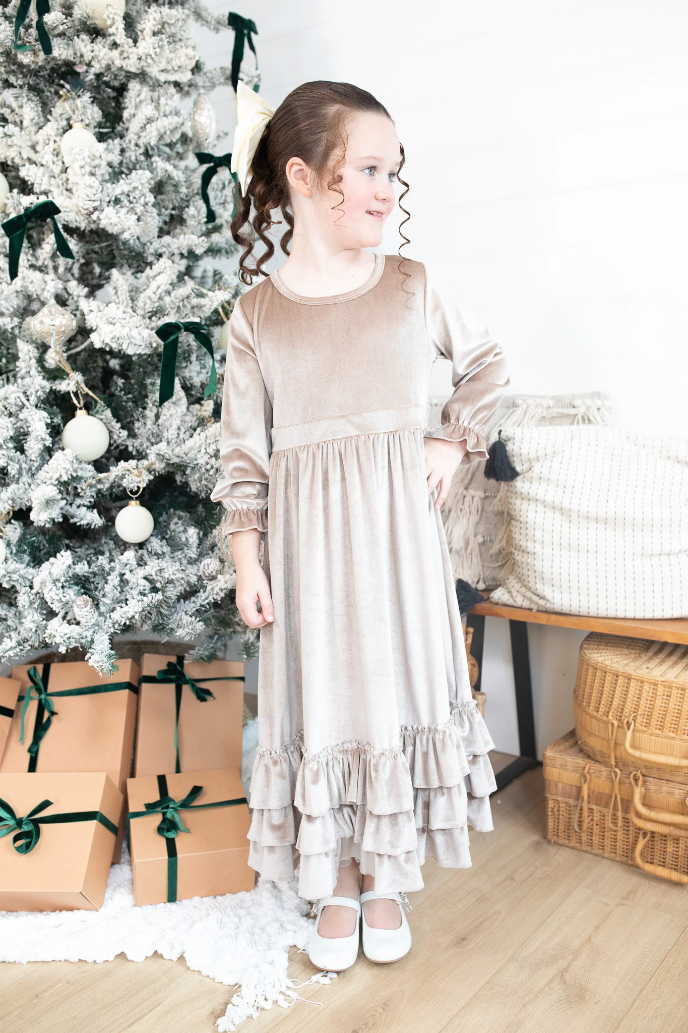 Enchanted Wishes Velvet Dress - Girl's - Image 6