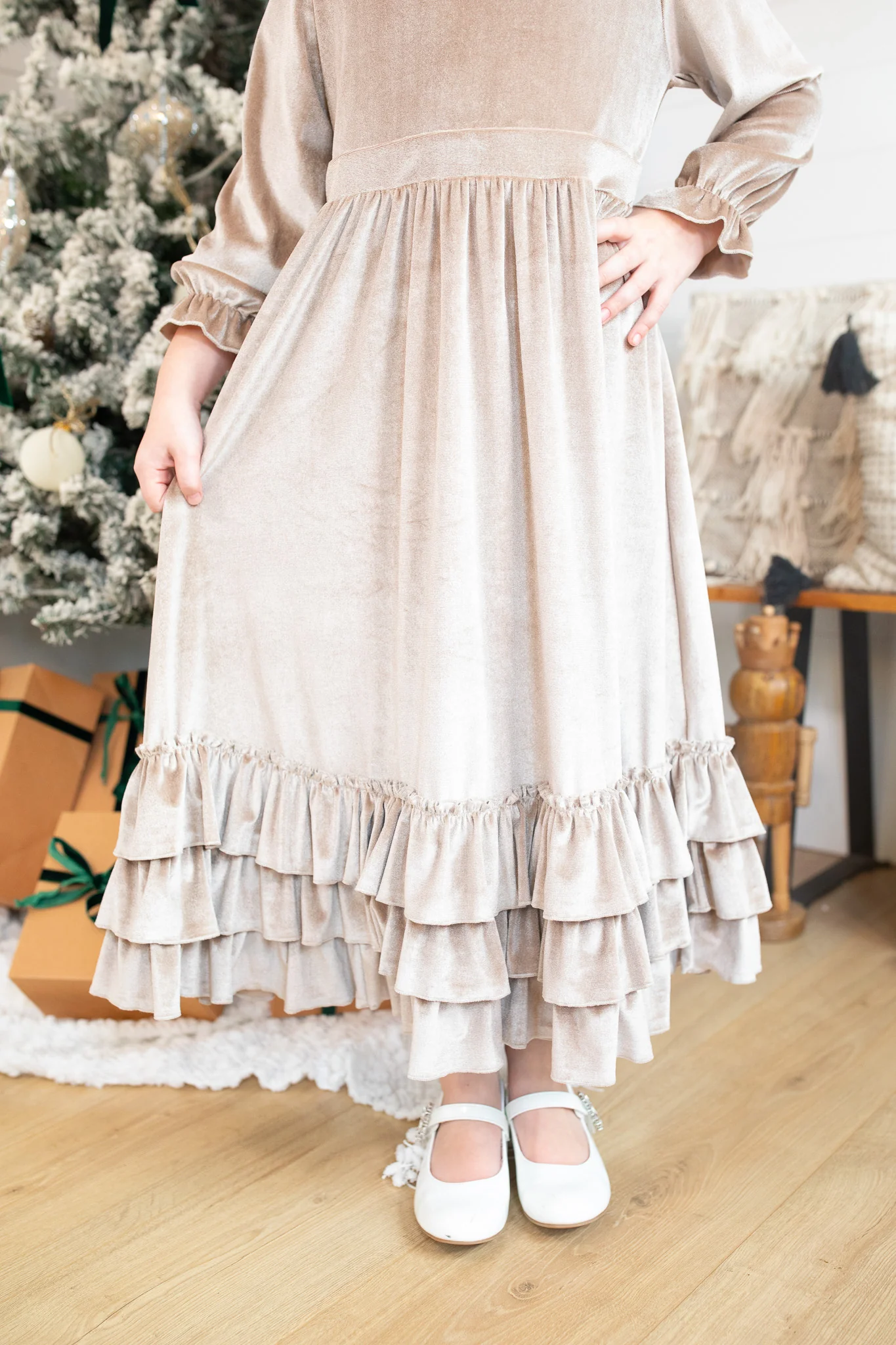 Enchanted Wishes Velvet Dress - Girl's - Image 7
