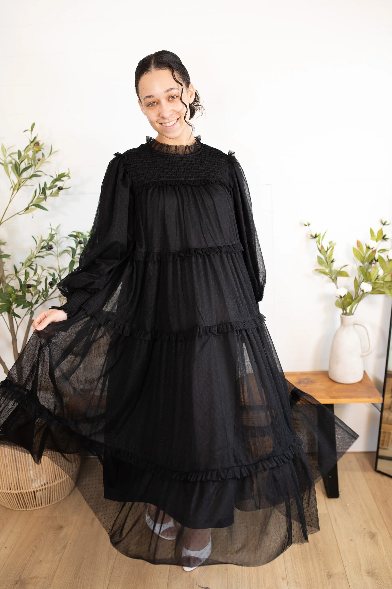 Everleigh Dress - Black - Image 3