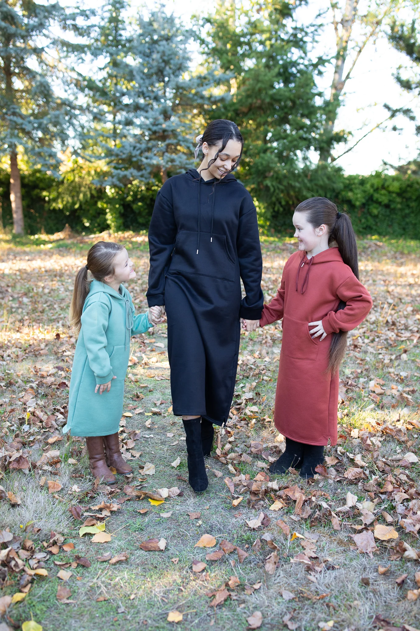 Fleece Lined Hoodie Dress - Image 5
