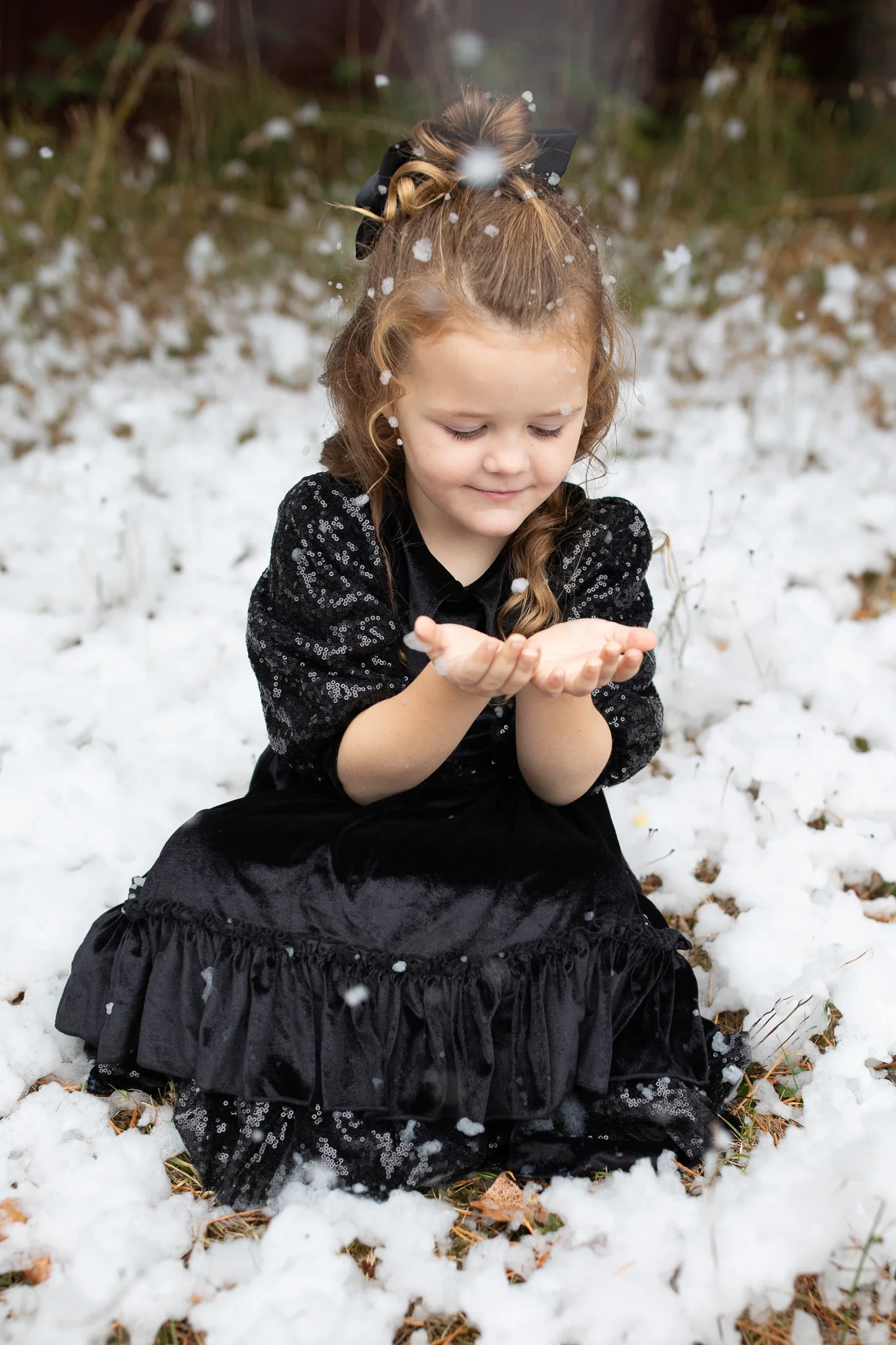 Sparkling At Midnight Dress - Girl's - Image 4