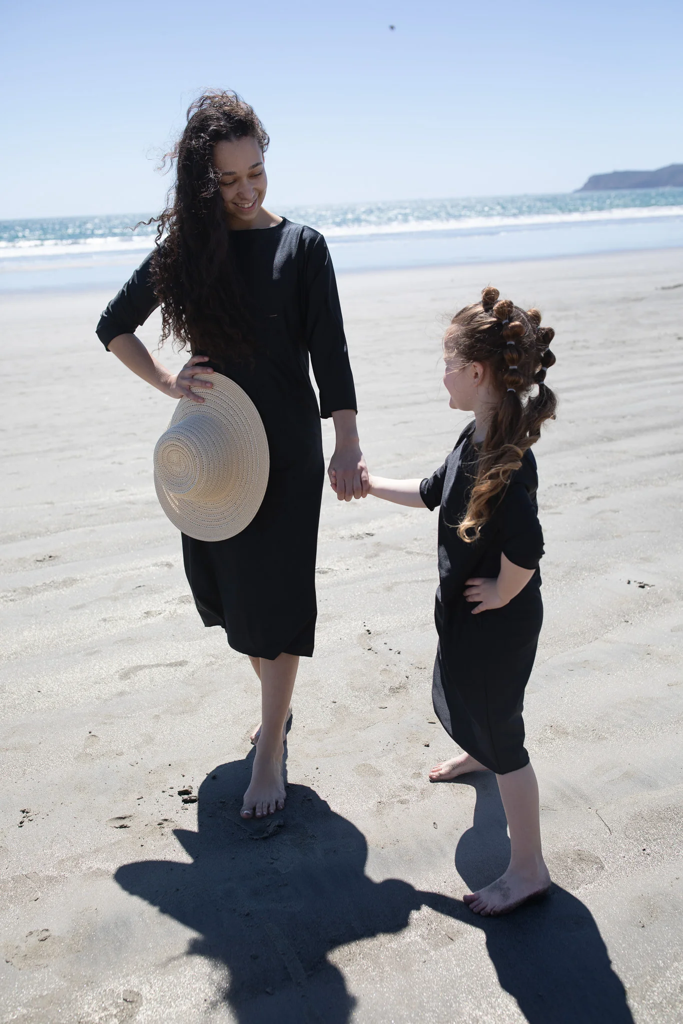 Girls Solid Swim Dress - Image 5