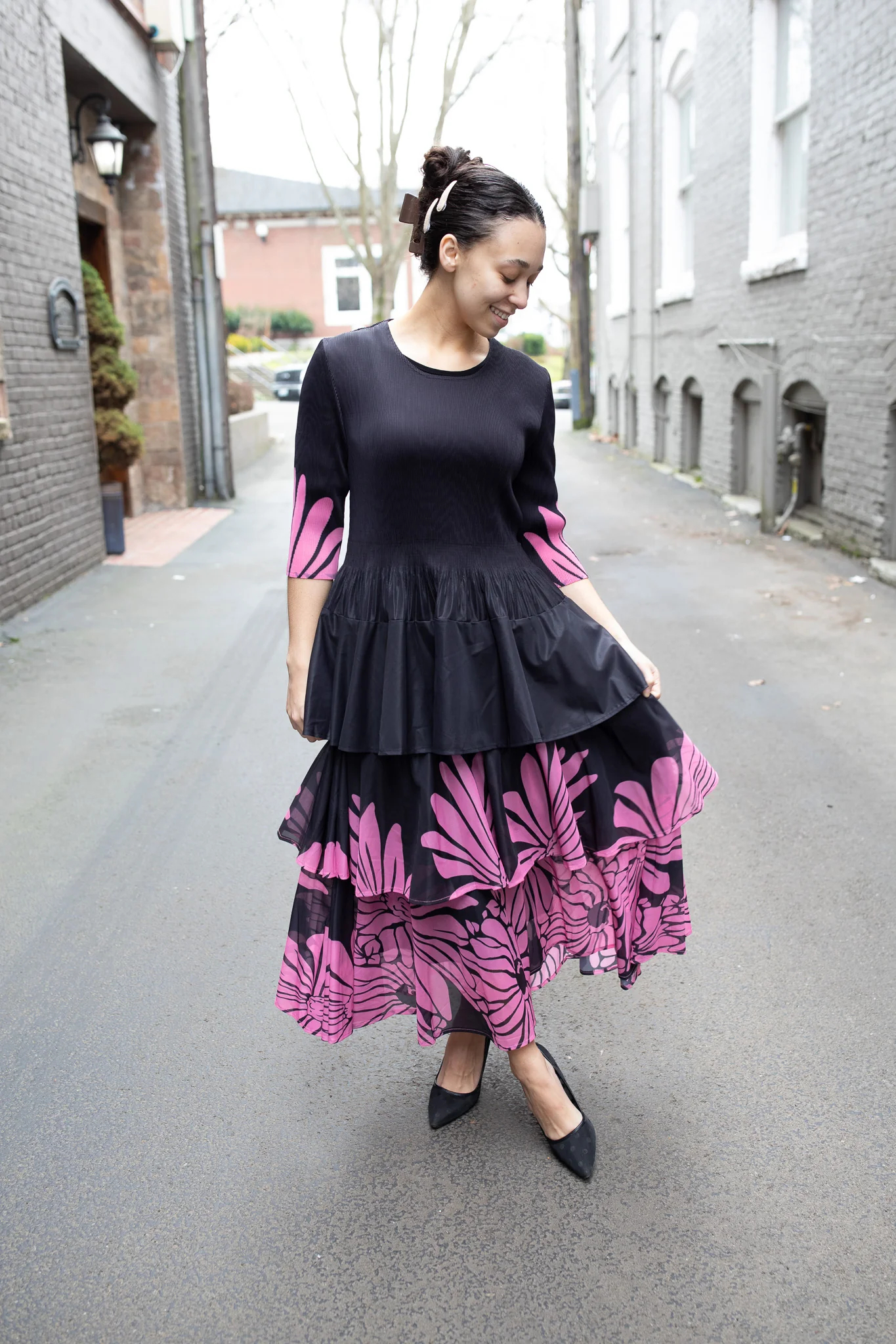 Graceful Layers - Pink Floral