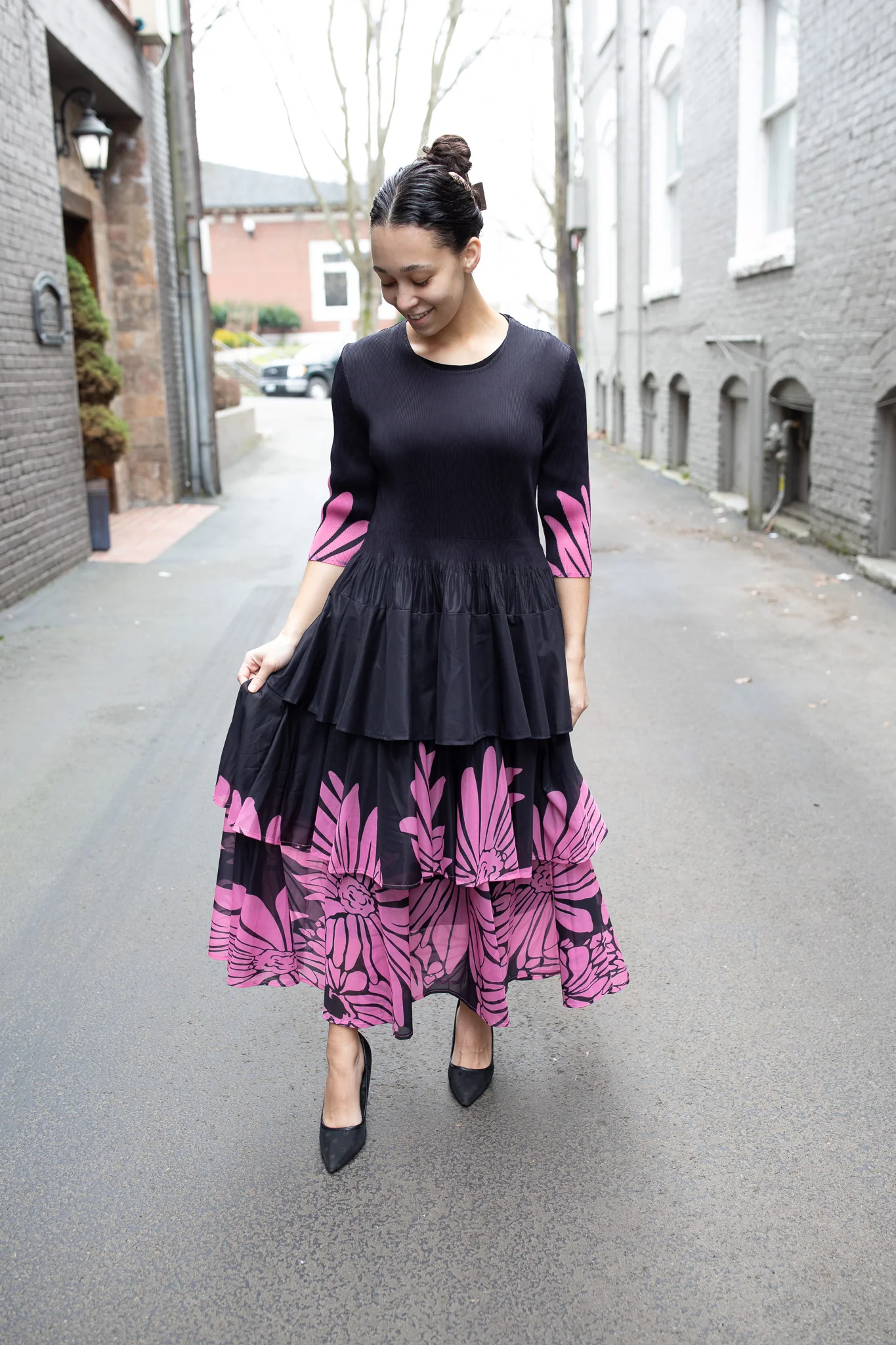 Graceful Layers - Pink Floral - Image 3