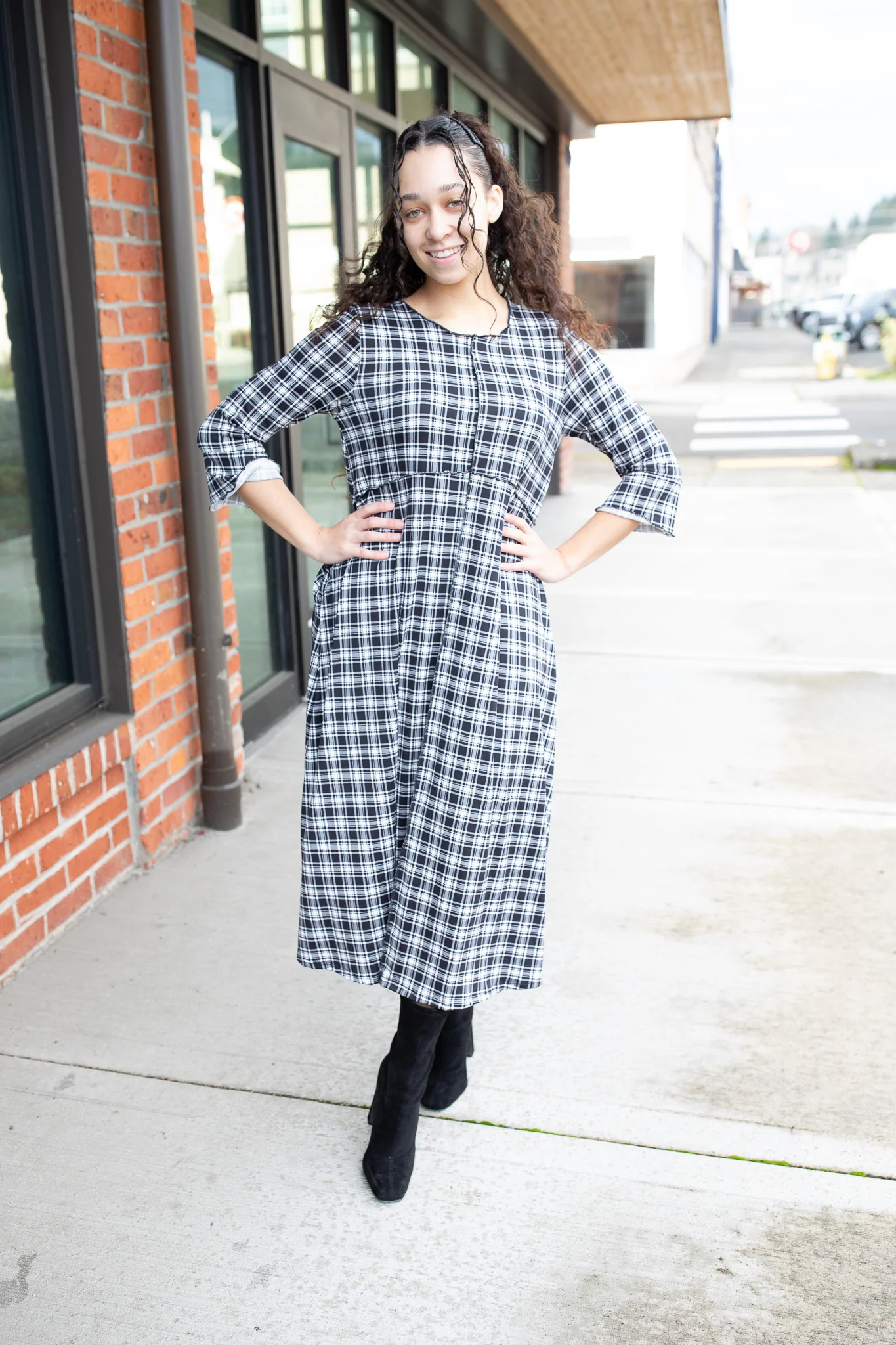 Highland Plaid Dress - Image 2