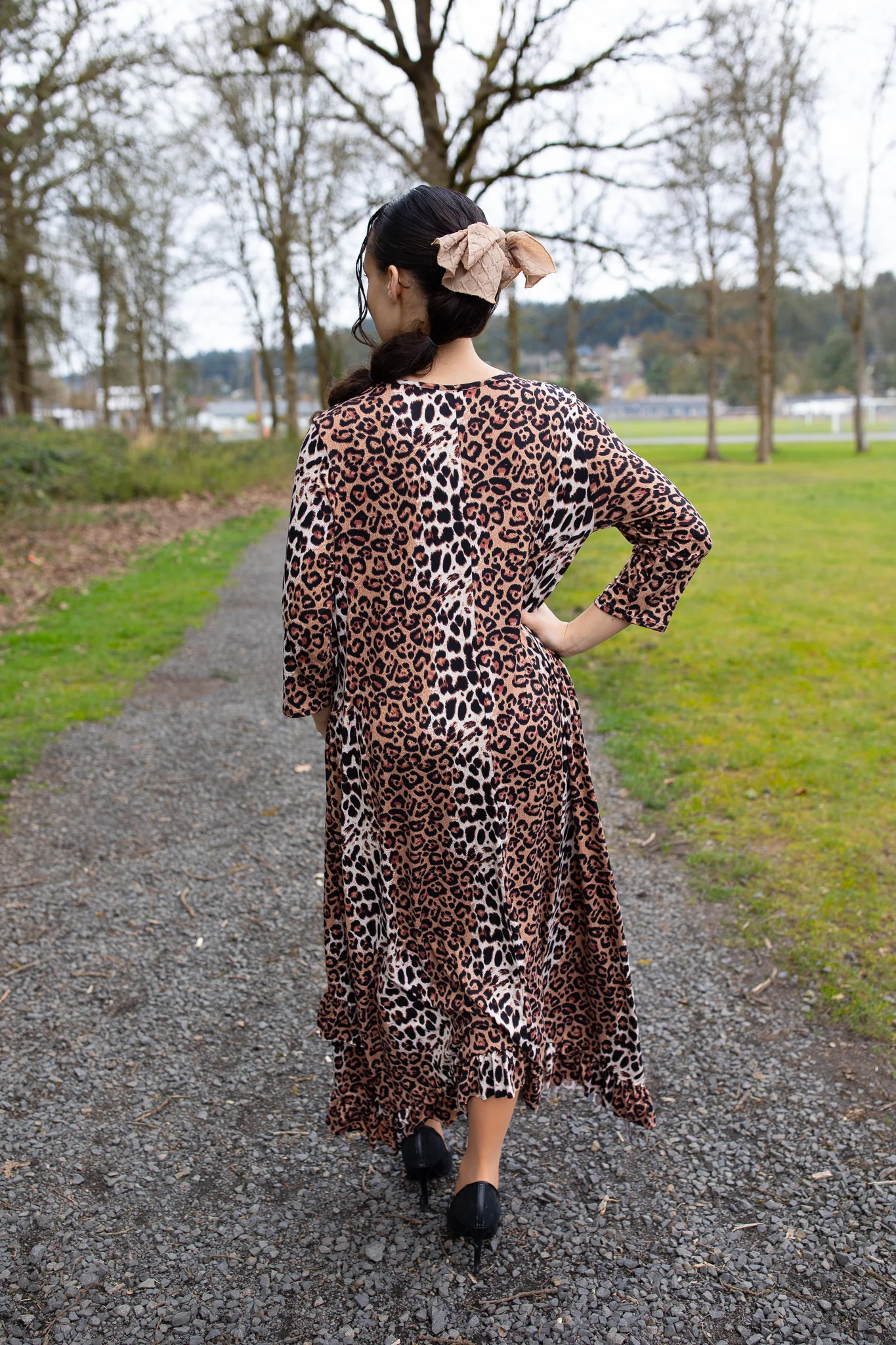 Kayla Dress - Ombre Leopard - Image 4