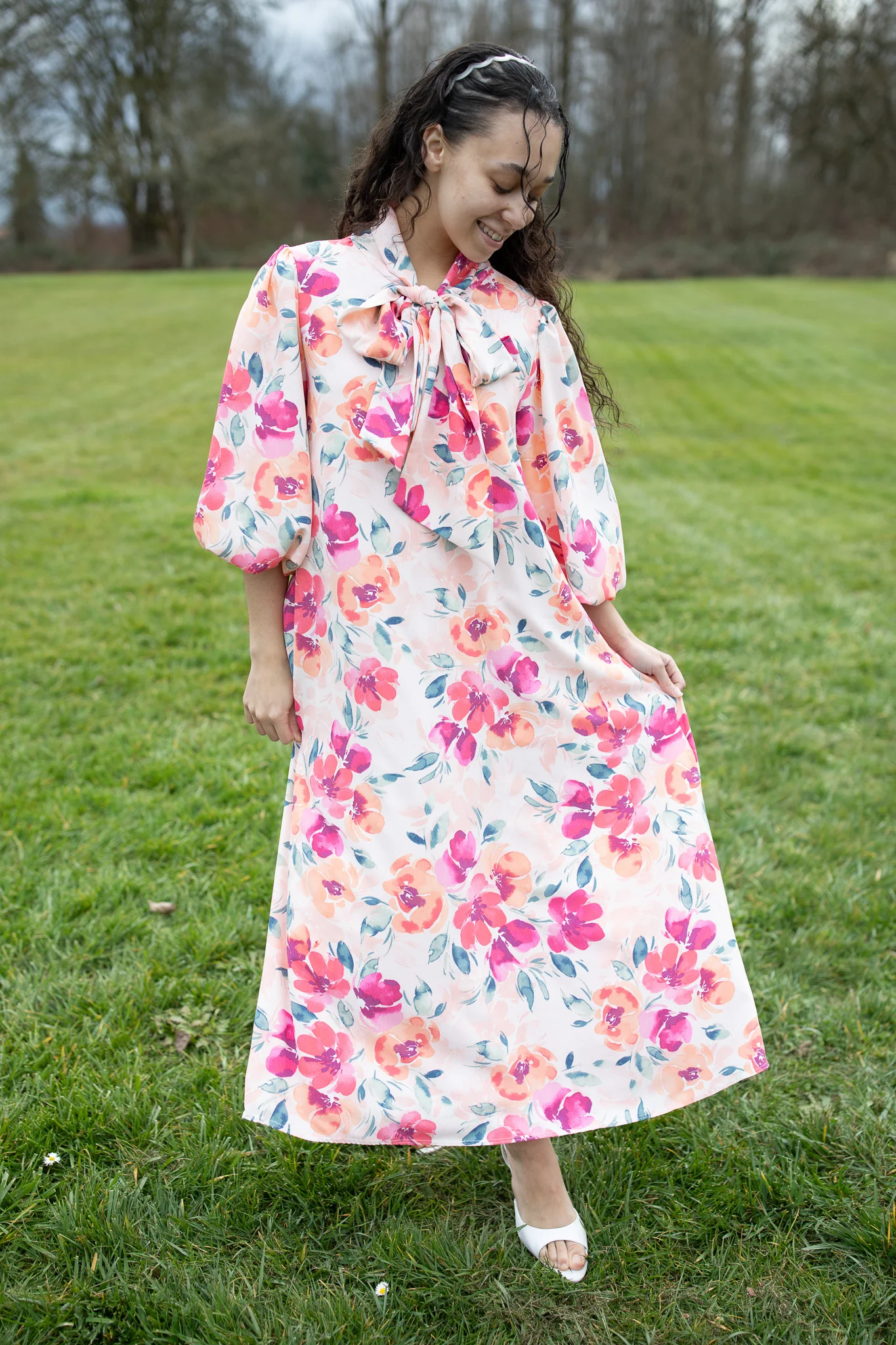 Kensington Dress- Bright Floral