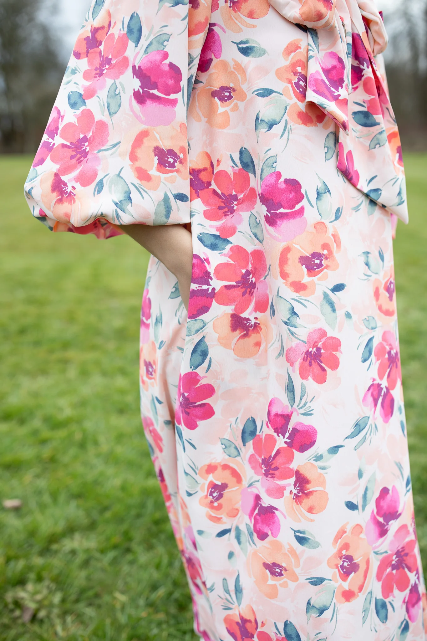 Kensington Dress- Bright Floral - Image 4